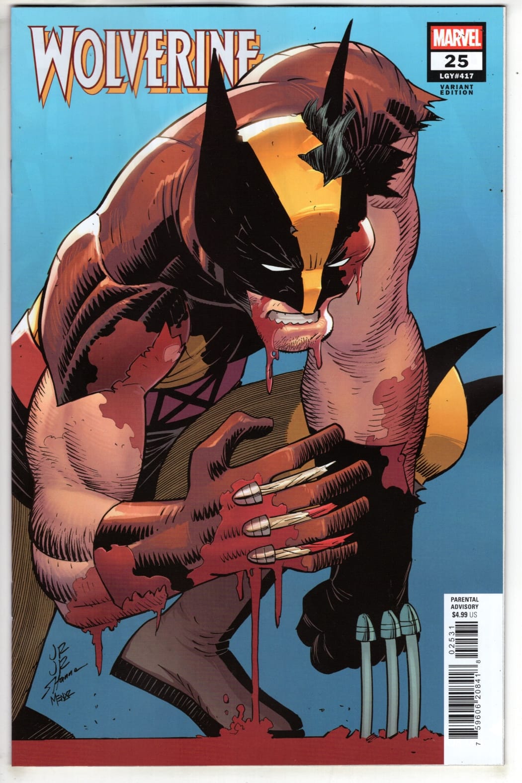 Marvel NEW THIS WEEK WOLVERINE #25 JOHN ROMITA JR. VARIANT (VF/NM)