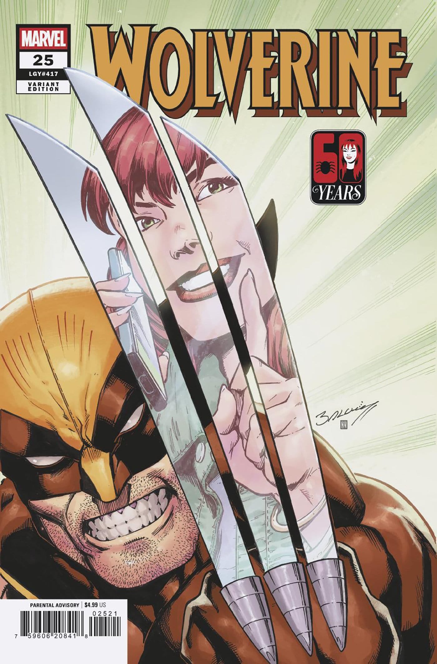 Marvel NEW THIS WEEK WOLVERINE #25 MARK BAGLEY MARY JANE WATSON VARIANT (VF/NM)