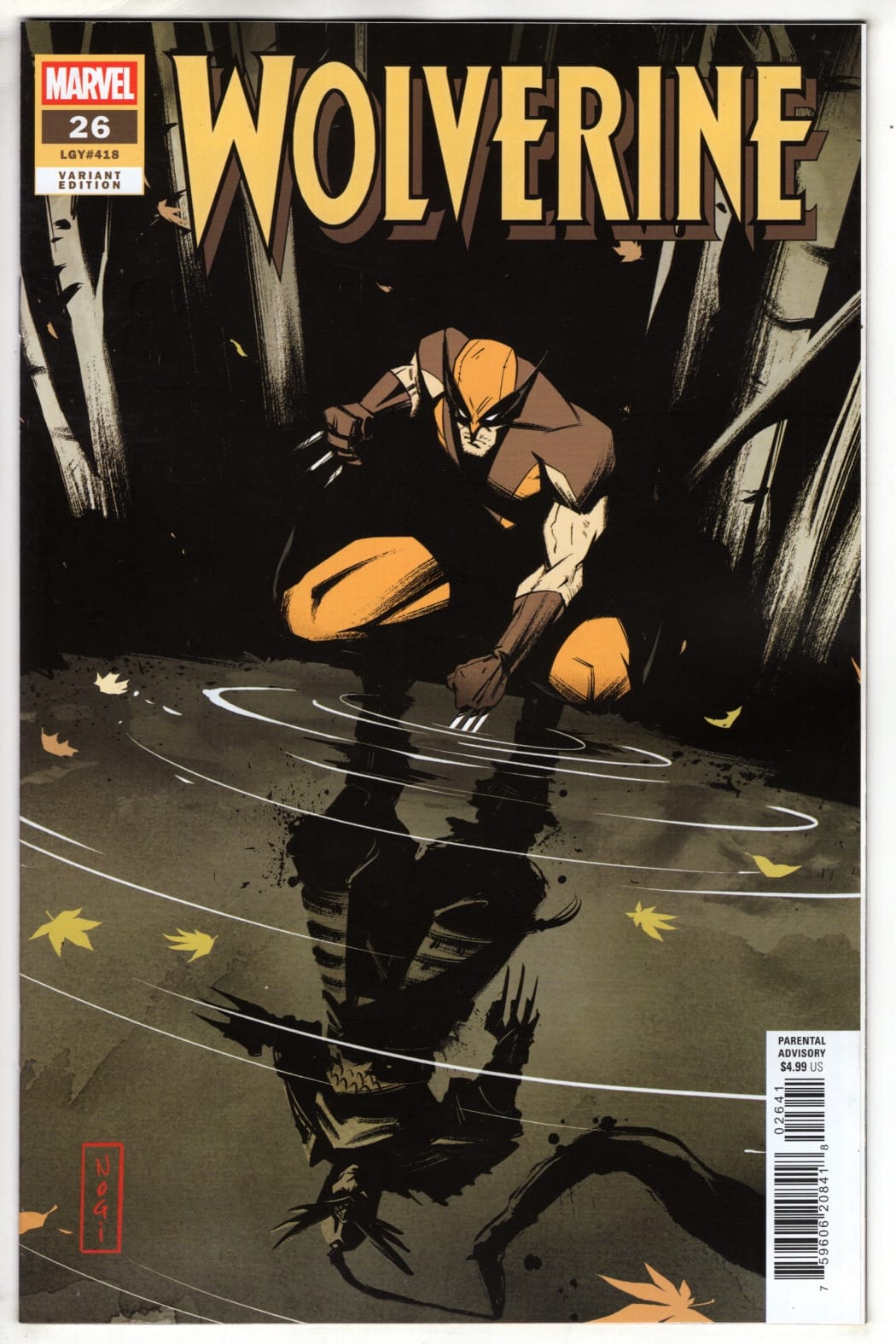 Marvel NEW THIS WEEK WOLVERINE #26 NOGI SAN VARIANT (VF/NM)