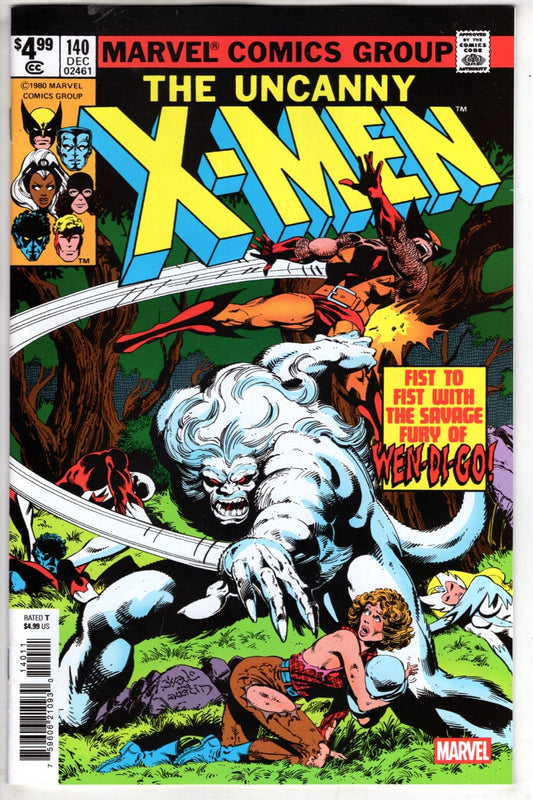 Marvel NEW THIS WEEK X-MEN #140 FACSIMILE EDITION
