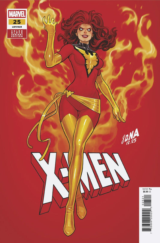 Marvel NEW THIS WEEK X-MEN #25 DAVID NAKAYAMA COLOR BLOCK RED VARIANT (VF/NM)