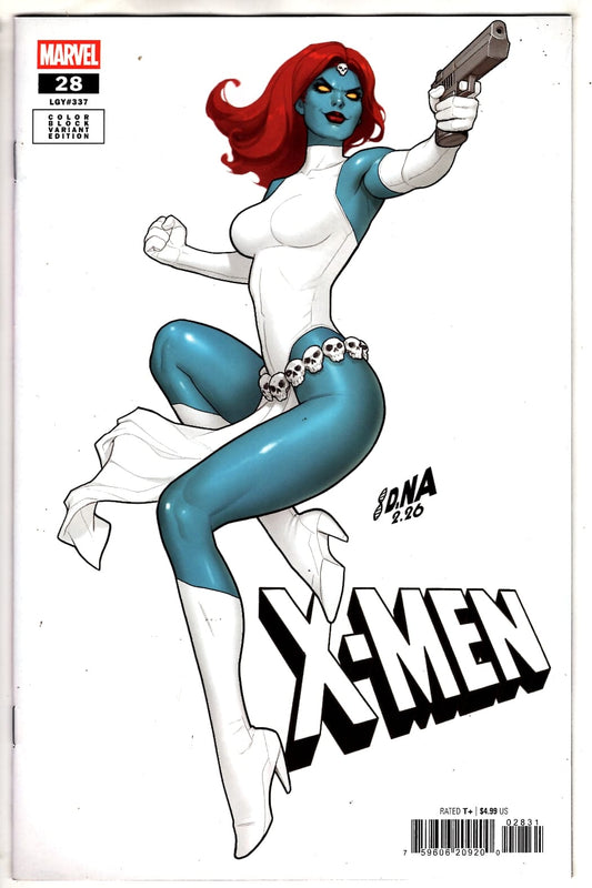 Marvel NEW THIS WEEK X-MEN #28 DAVID NAKAYAMA COLOR BLOCK WHITE VARIANT (VF/NM)