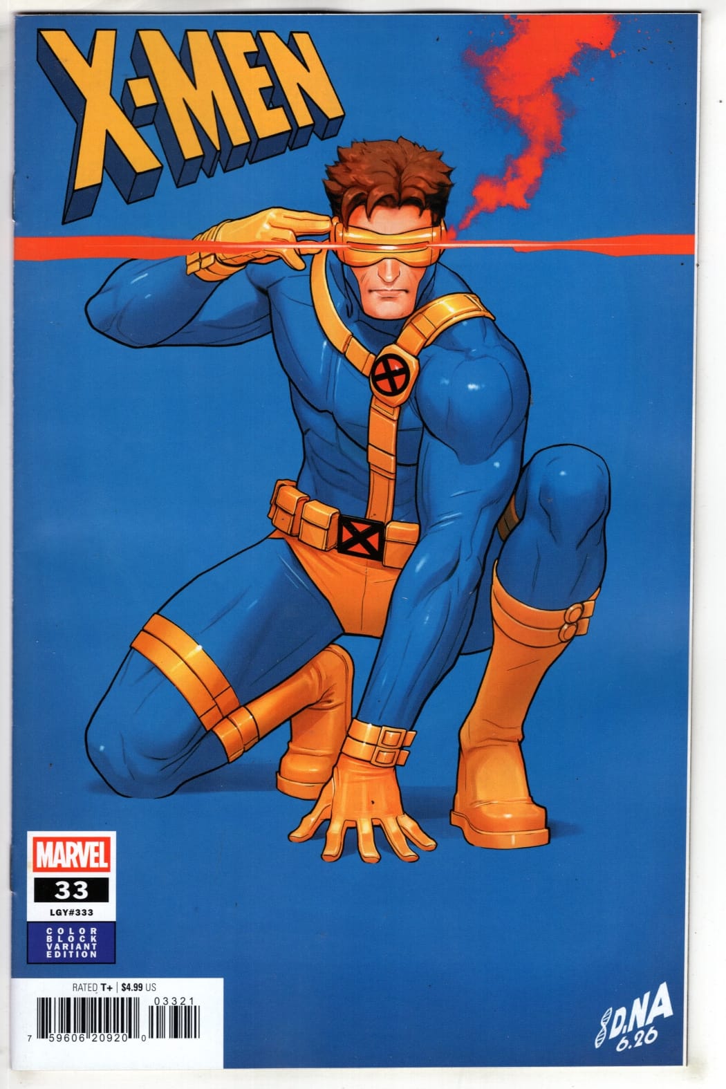 Marvel NEW THIS WEEK X-MEN #33 DAVID NAKAYAMA COLOR BLOCK BLUE VARIANT (VF/NM)
