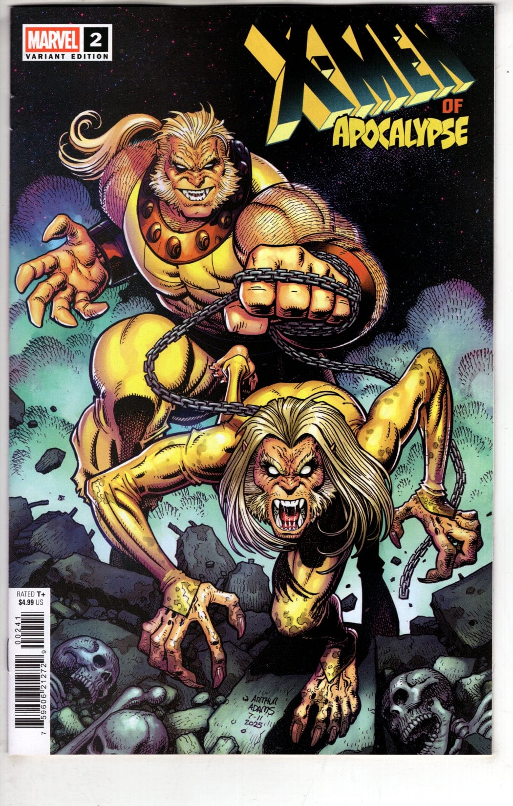 Marvel NEW THIS WEEK X-MEN OF APOCALYPSE #2 ARTHUR ADAMS VARIANT (VF/NM)