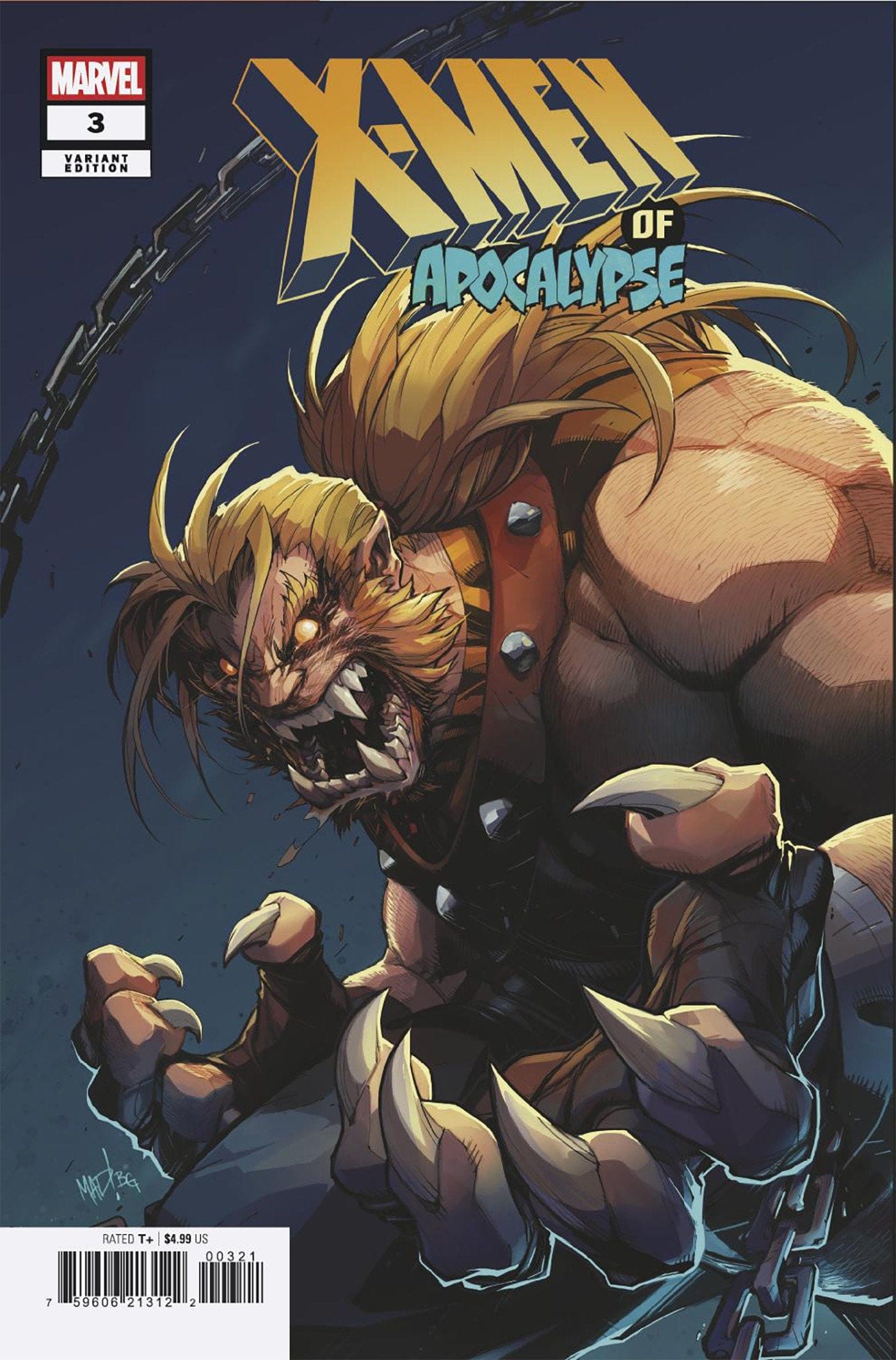 Marvel NEW THIS WEEK X-MEN OF APOCALYPSE #3 JOE MADUREIRA VARIANT (VF/NM)