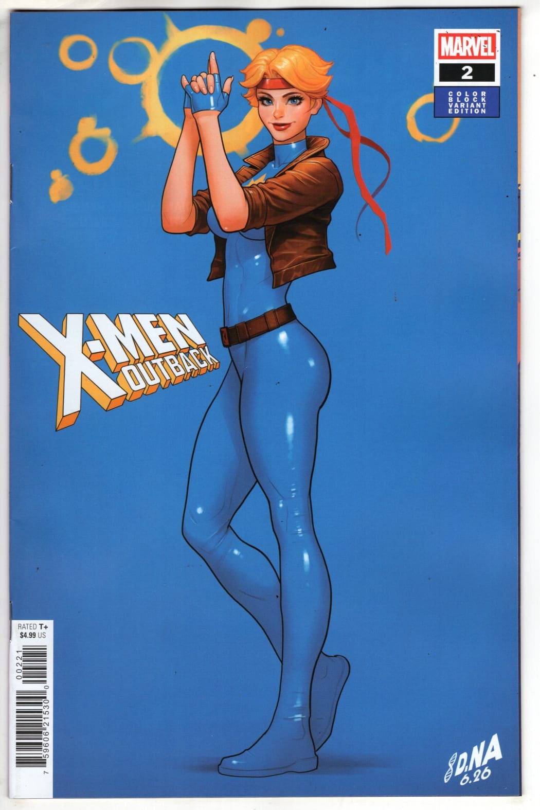 Marvel NEW THIS WEEK X-MEN: OUTBACK #2 DAVID NAKAYAMA COLOR BLOCK BLUE VARIANT (VF/NM)
