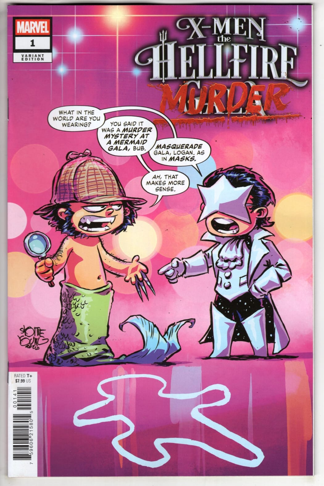 Marvel NEW THIS WEEK X-MEN: THE HELLFIRE MURDER #1 SKOTTIE YOUNG VARIANT (VF/NM)
