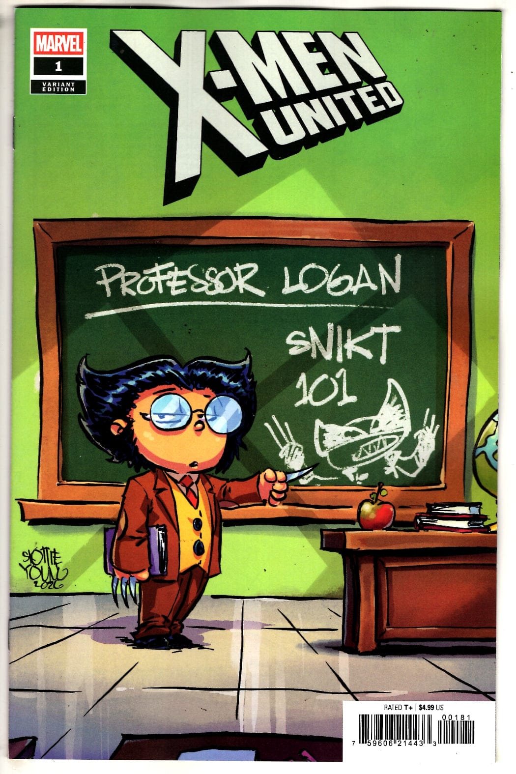 Marvel NEW THIS WEEK X-MEN UNITED #1 SKOTTIE YOUNG VARIANT (VF/NM)