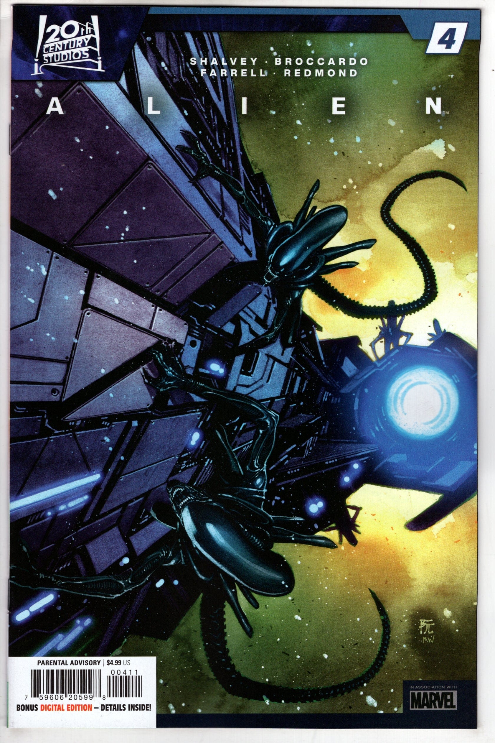 MARVEL PRH COMIC BOOK ALIEN #4