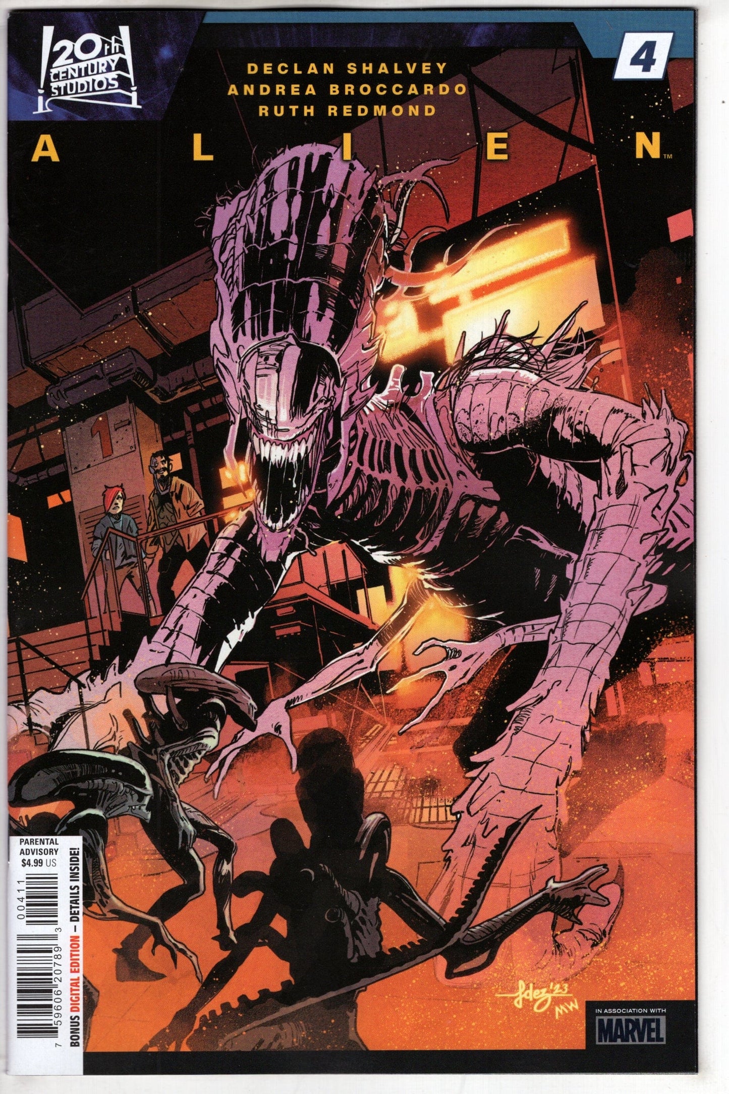 MARVEL PRH COMIC BOOK ALIEN #4