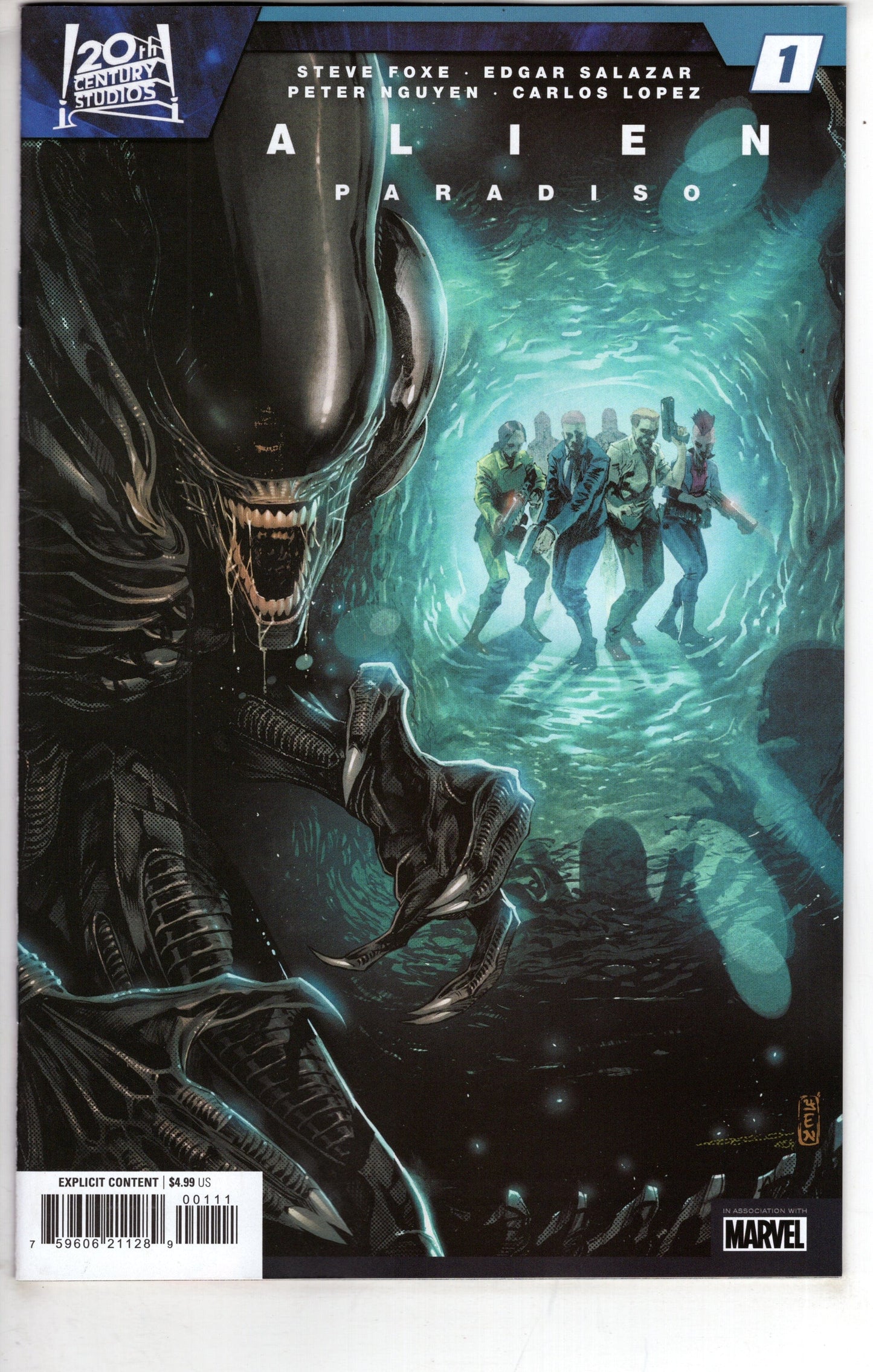 MARVEL PRH COMIC BOOK Alien: Paradiso #1