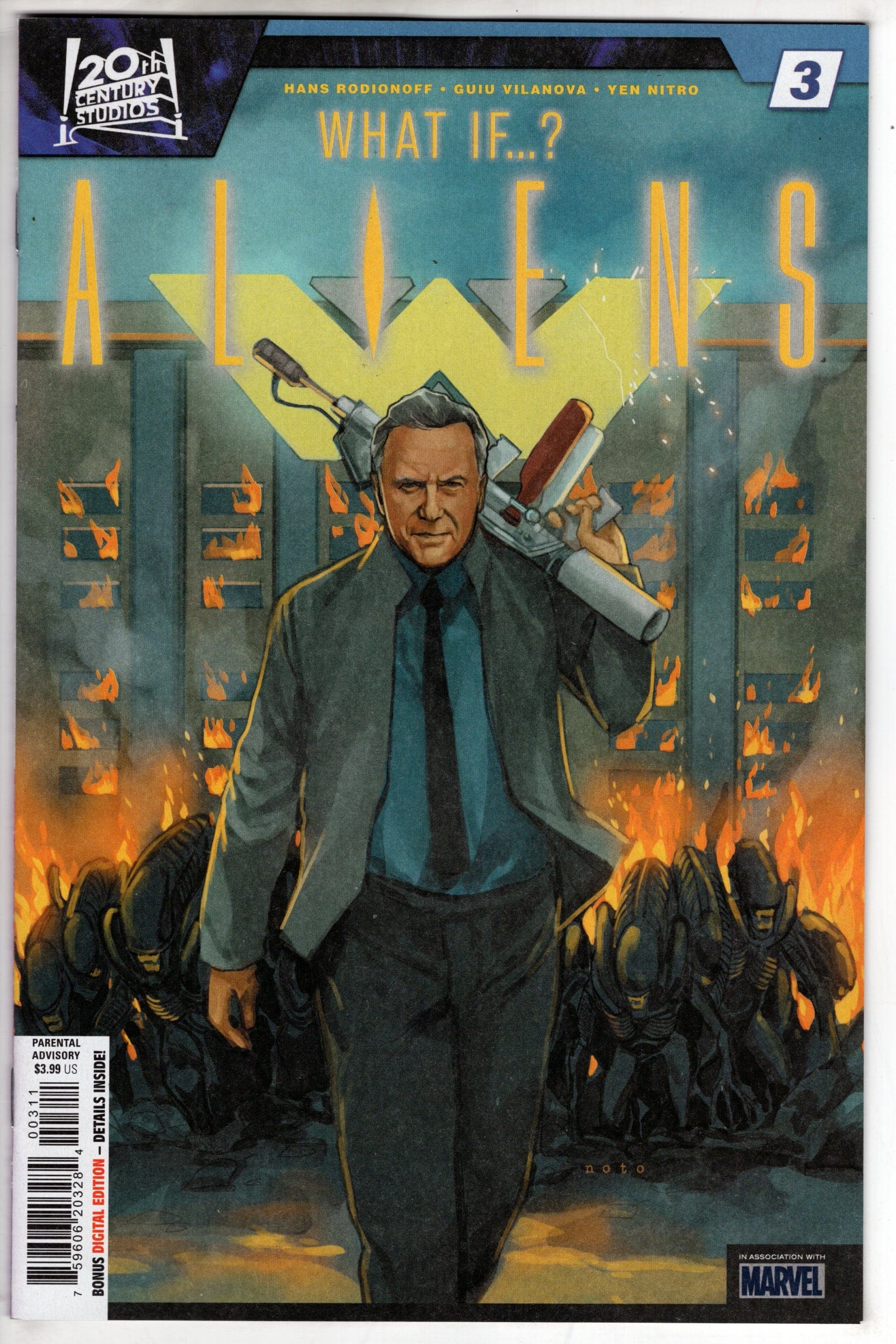 MARVEL PRH COMIC BOOK ALIENS WHAT IF #3
