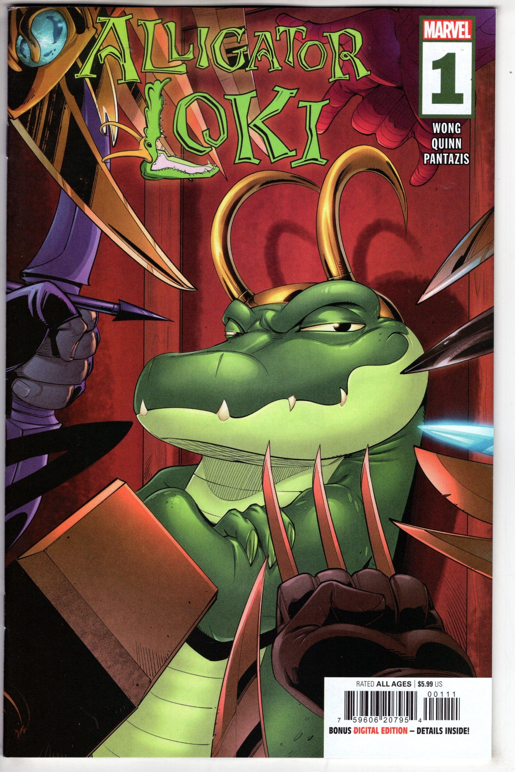 MARVEL PRH COMIC BOOK ALLIGATOR LOKI #1