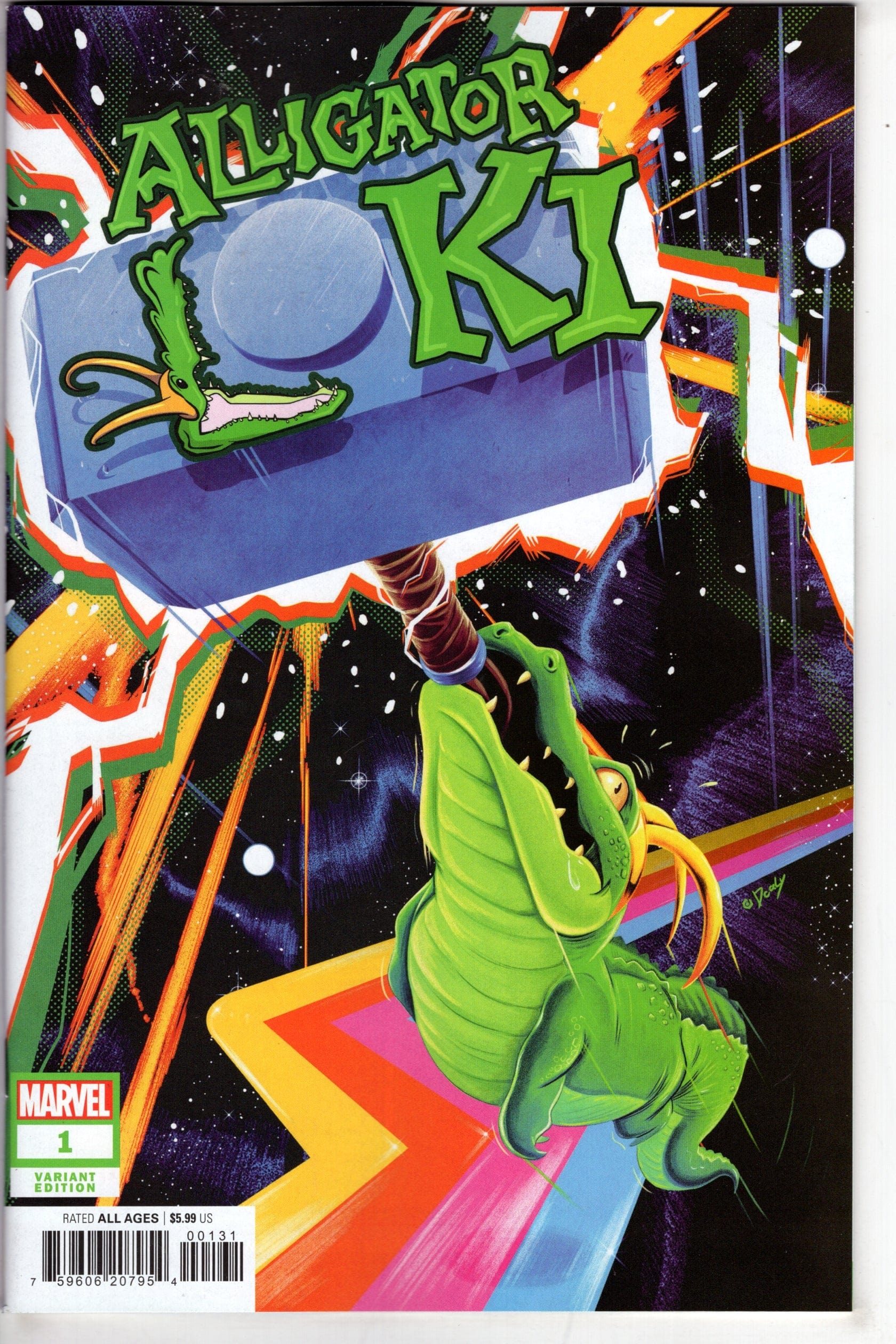 MARVEL PRH COMIC BOOK ALLIGATOR LOKI #1 DOALY VAR