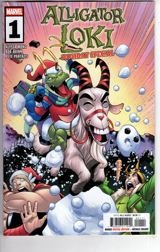 MARVEL PRH COMIC BOOK Alligator Loki Holiday Special #1 Comic Book