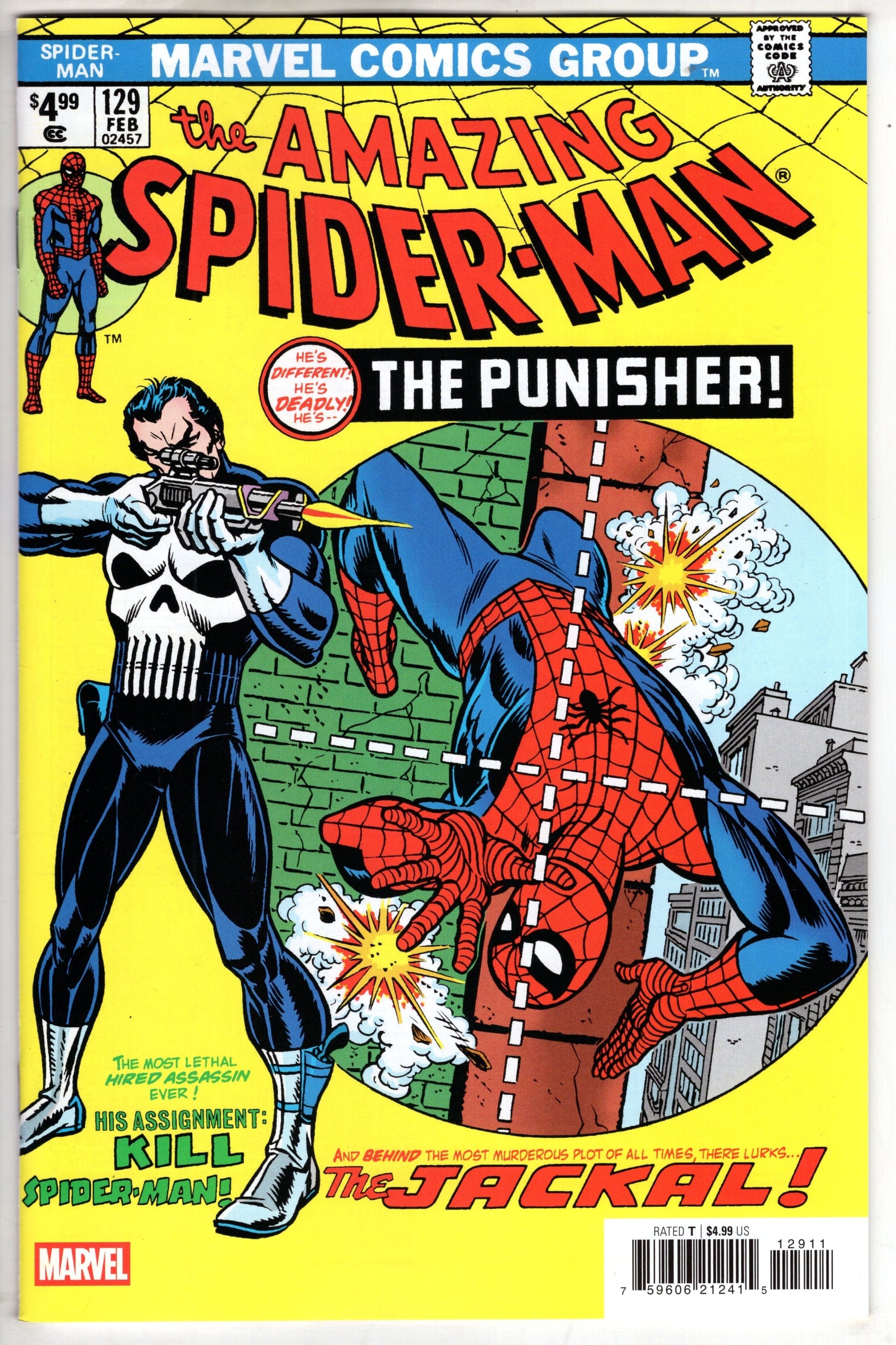 MARVEL PRH COMIC BOOK AMAZING SPIDER-MAN #129 FACSIMILE ED