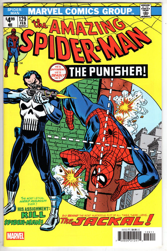 MARVEL PRH COMIC BOOK AMAZING SPIDER-MAN #129 FACSIMILE ED