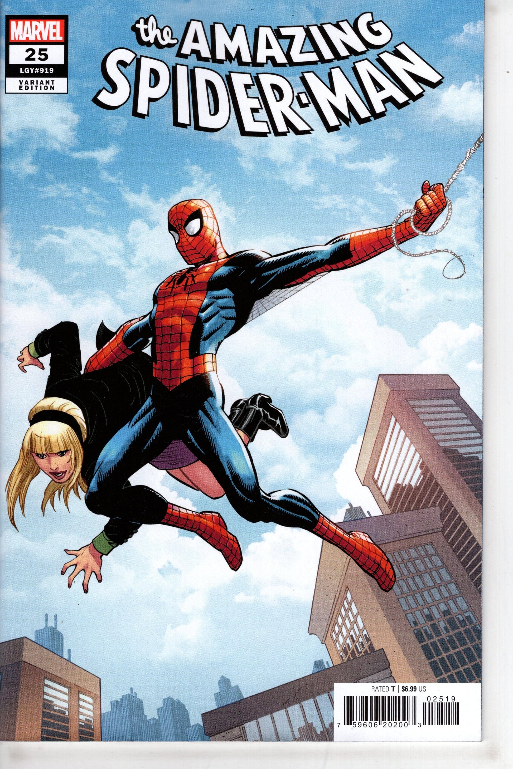 MARVEL PRH COMIC BOOK AMAZING SPIDER-MAN #25 100 COPY INCV JRJR GWEN STACY VAR