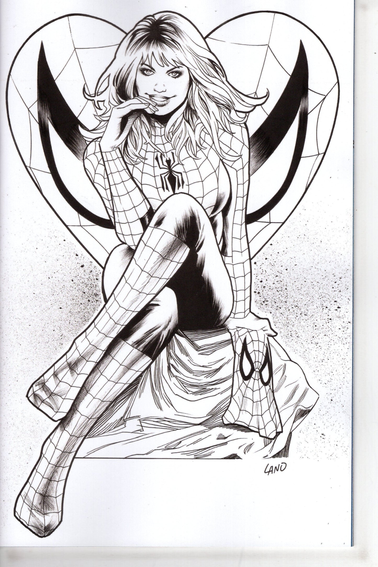 MARVEL PRH COMIC BOOK AMAZING SPIDER-MAN #25 50 COPY INCV LAND VIRGIN BW VAR