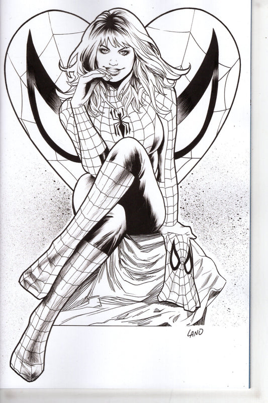 MARVEL PRH COMIC BOOK AMAZING SPIDER-MAN #25 50 COPY INCV LAND VIRGIN BW VAR