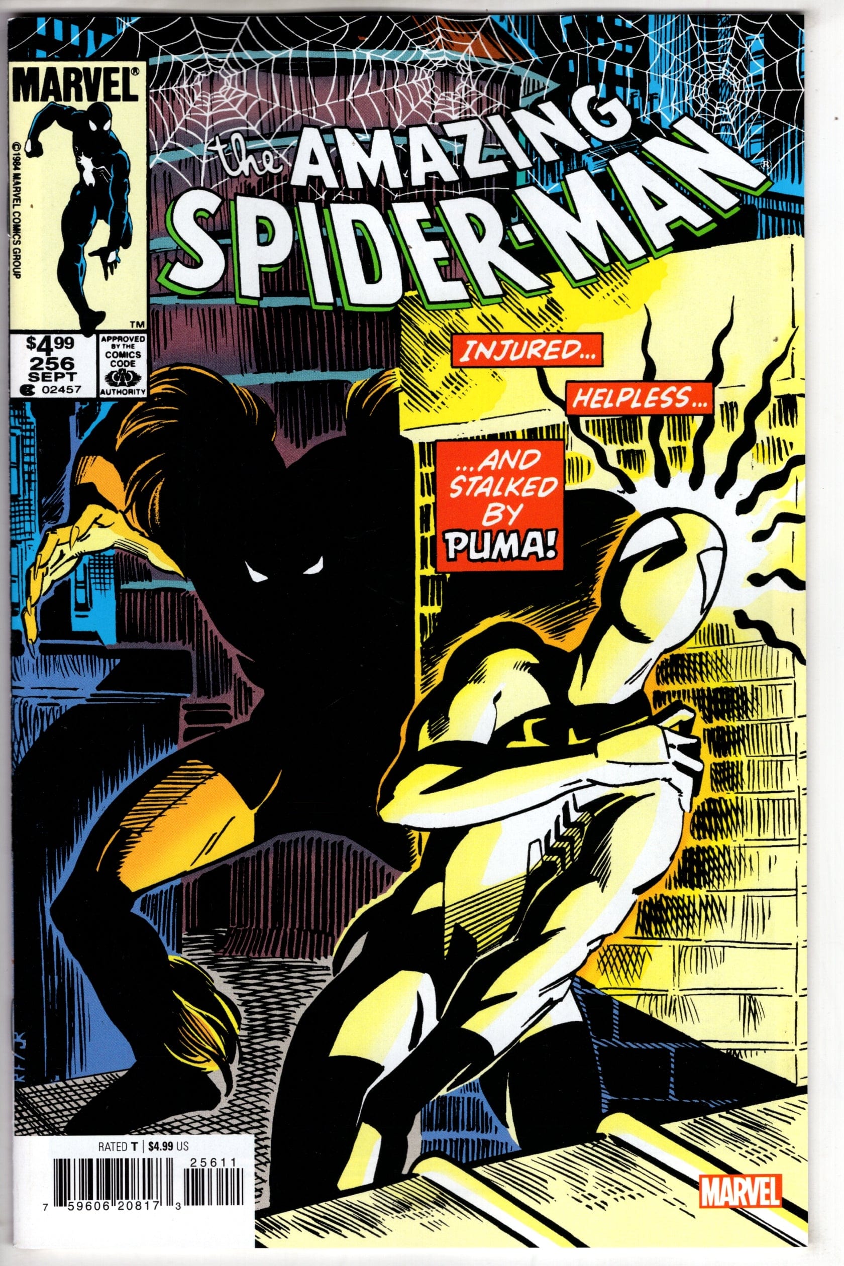 MARVEL PRH COMIC BOOK AMAZING SPIDER-MAN #256 FACSIMILE ED
