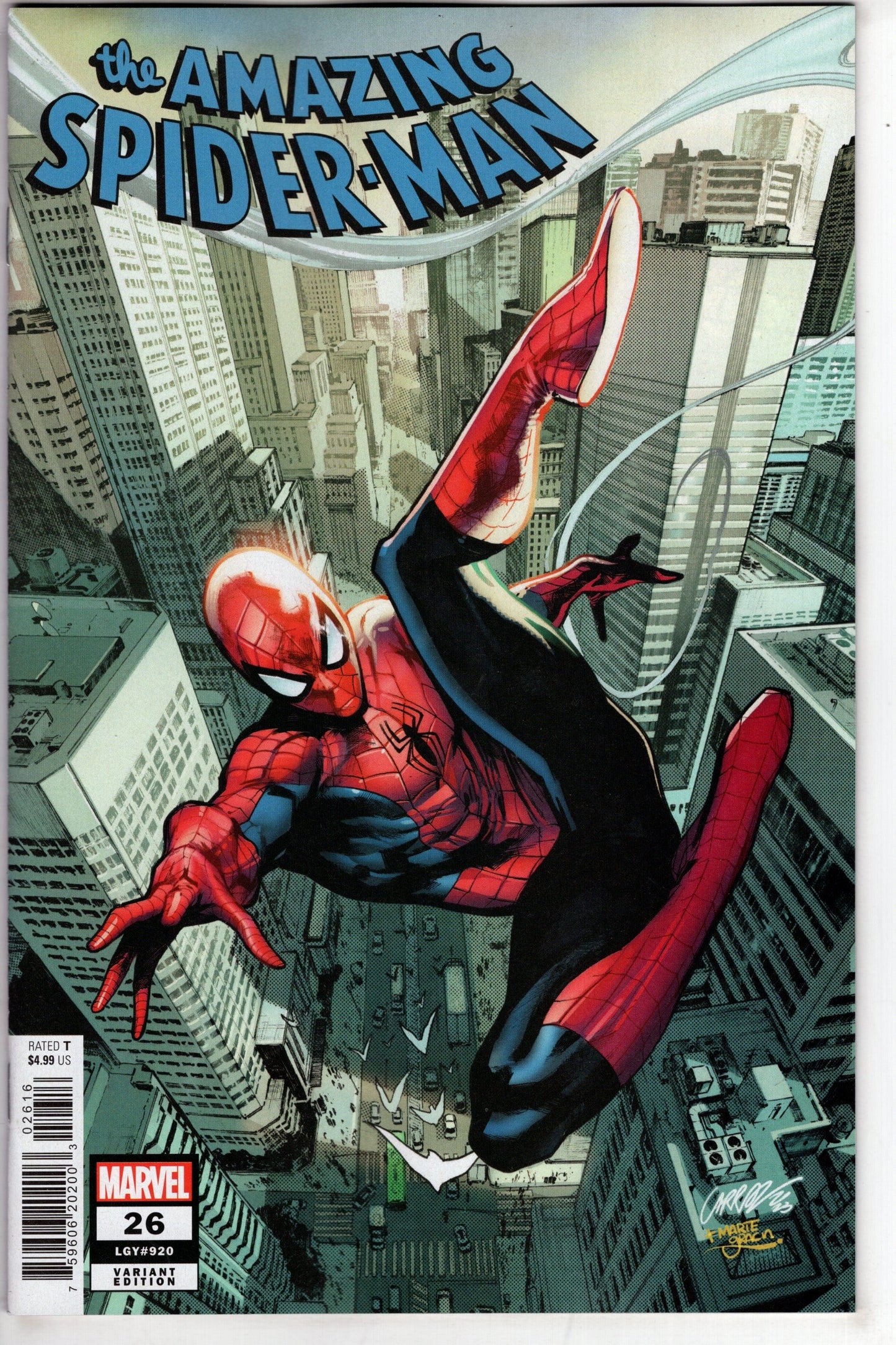 MARVEL PRH COMIC BOOK AMAZING SPIDER-MAN #26 25 COPY INCV LARRAZ VAR