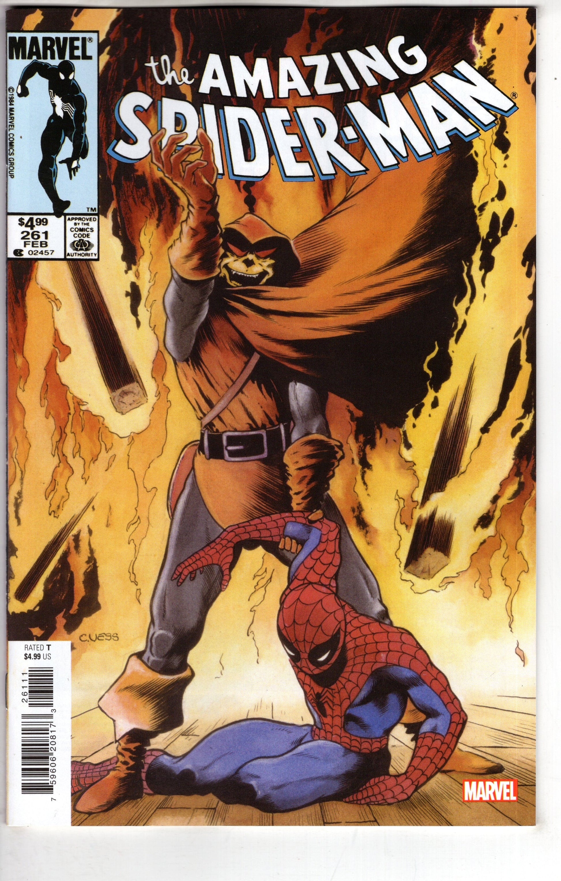 MARVEL PRH COMIC BOOK AMAZING SPIDER-MAN #261 FACSIMILE ED