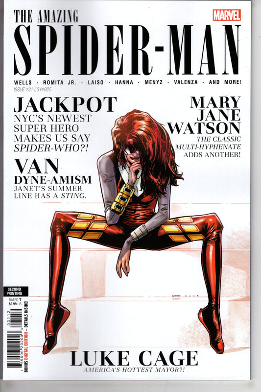 MARVEL PRH COMIC BOOK AMAZING SPIDER-MAN #31 2ND PTG RAMOS VAR