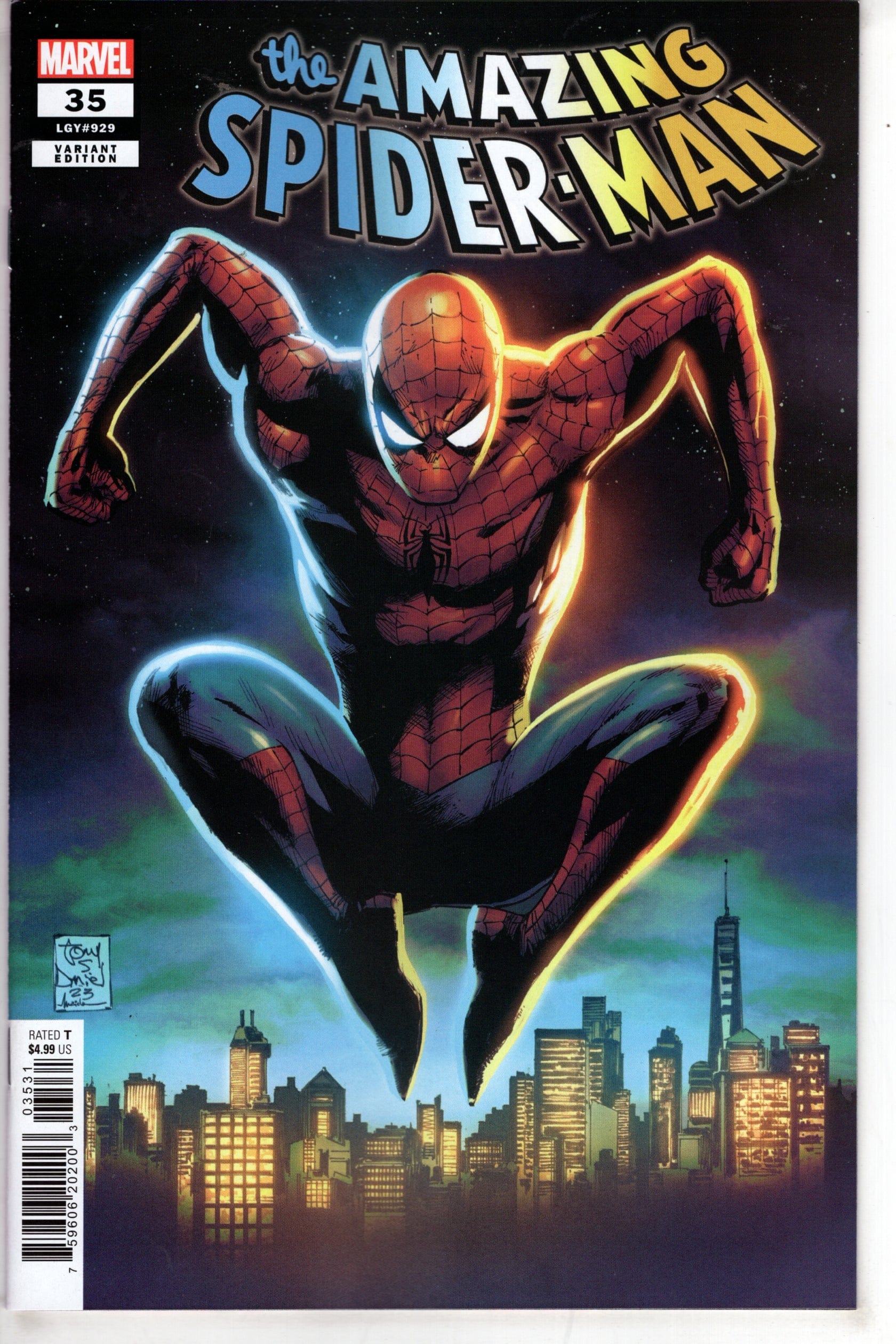 MARVEL PRH COMIC BOOK AMAZING SPIDER-MAN #35 TONY DANIEL VAR