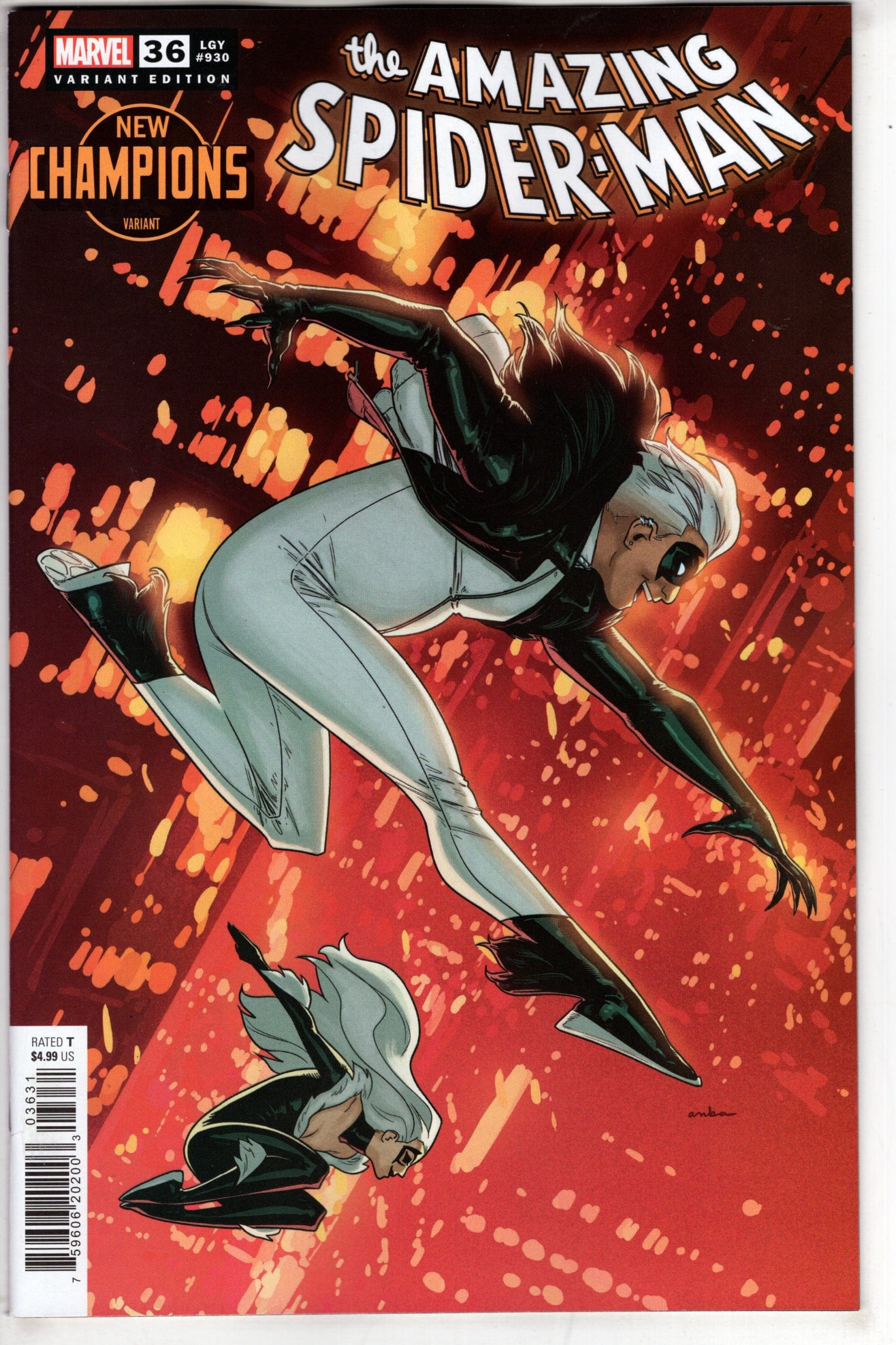 MARVEL PRH COMIC BOOK AMAZING SPIDER-MAN #36 KRIS ANKA NEW CHAMPIONS VAR
