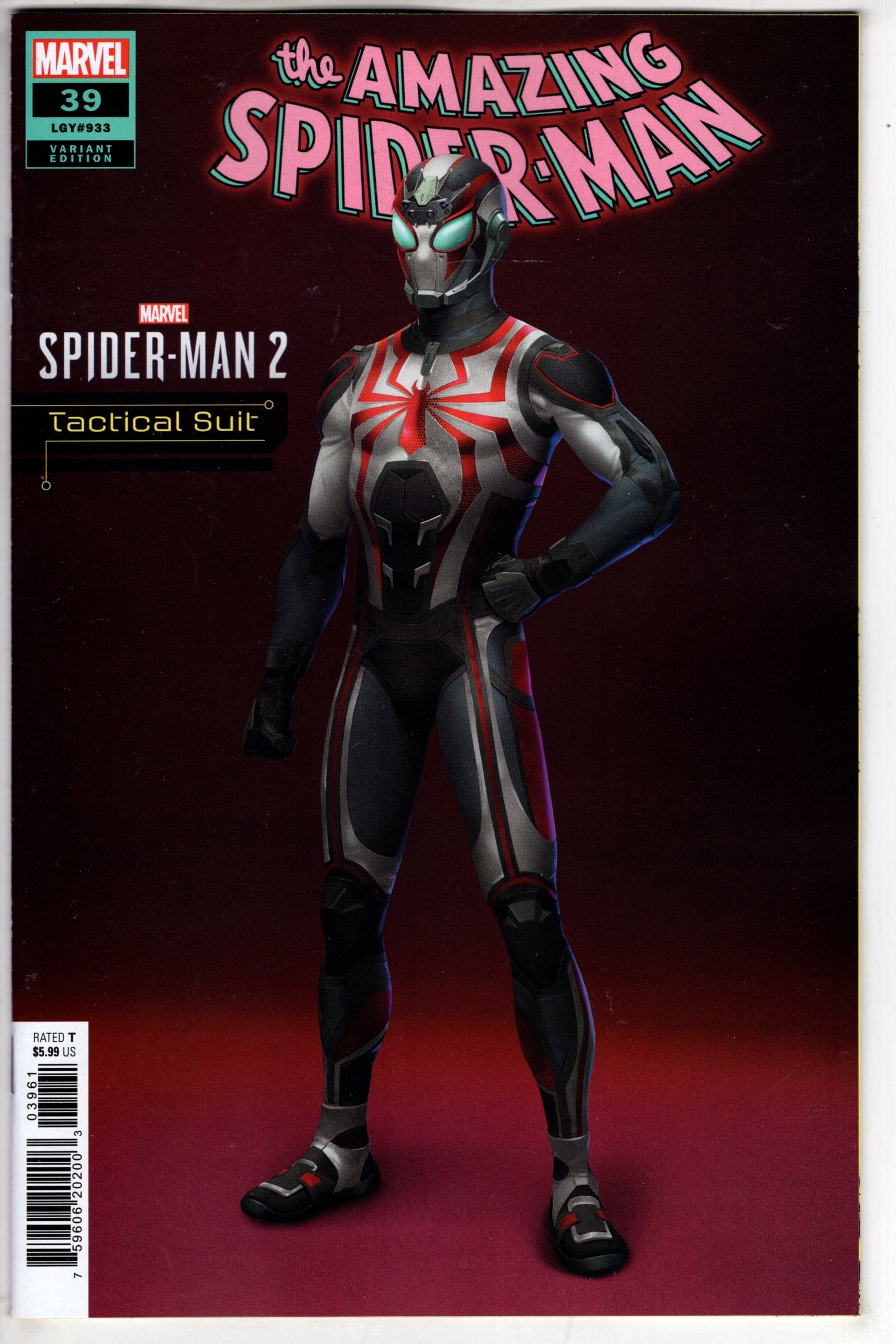 MARVEL PRH COMIC BOOK AMAZING SPIDER-MAN #39 TACTICAL SUIT SPIDER-MAN 2 VAR