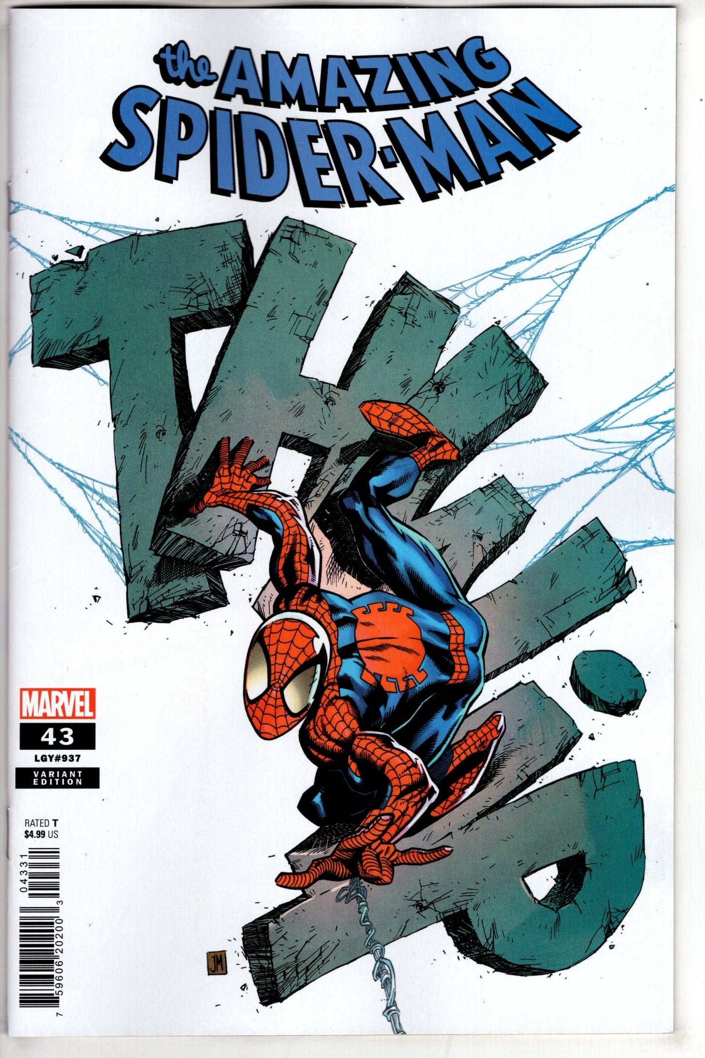 MARVEL PRH COMIC BOOK AMAZING SPIDER-MAN #43 JUSTIN MASON THWIP VAR