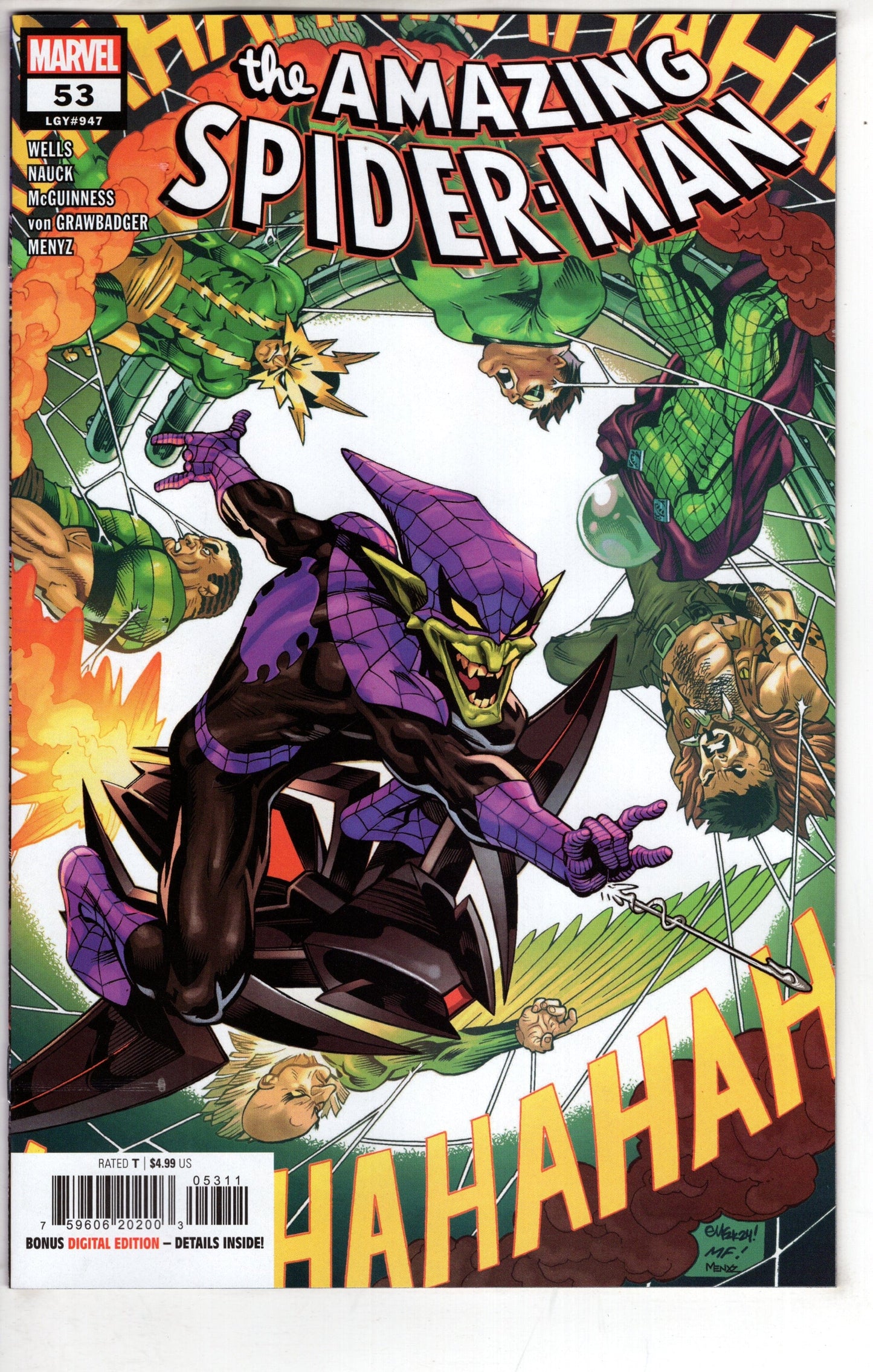 MARVEL PRH COMIC BOOK AMAZING SPIDER-MAN #53