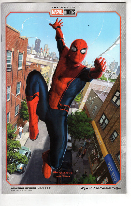 MARVEL PRH COMIC BOOK AMAZING SPIDER-MAN #57 RYAN MEINERDING MARVEL STUDIOS VAR