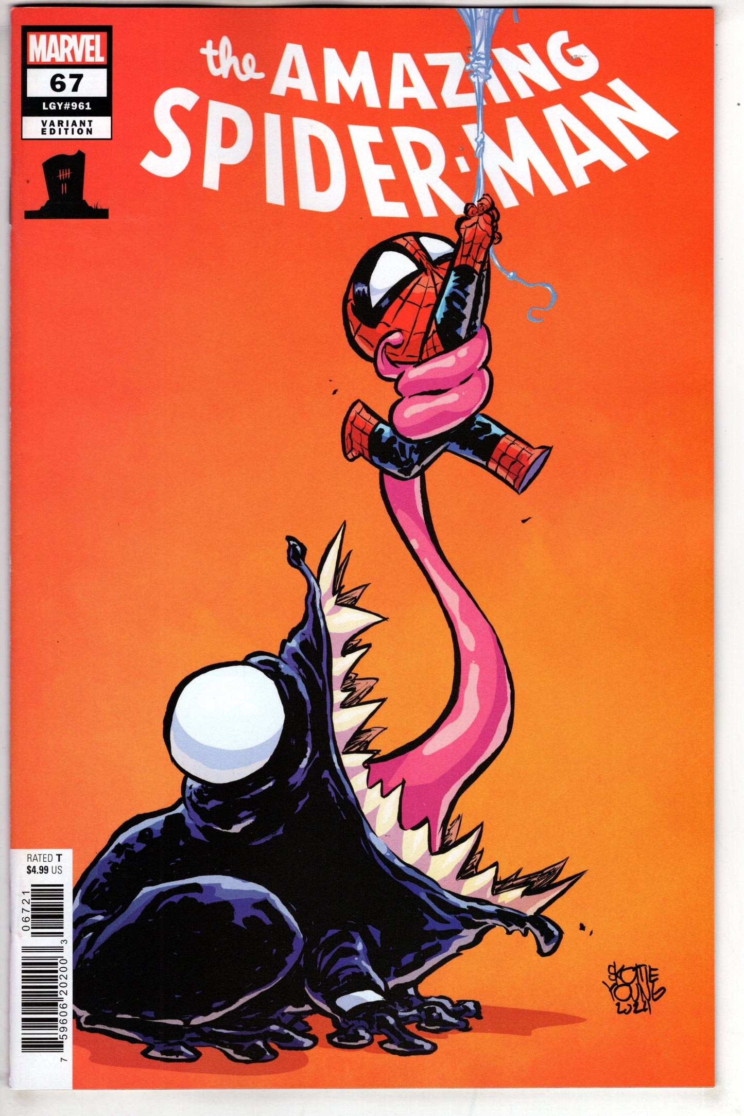 MARVEL PRH COMIC BOOK AMAZING SPIDER-MAN #67 SKOTTIE YOUNG 8 DEATHS SPIDER-MAN VAR