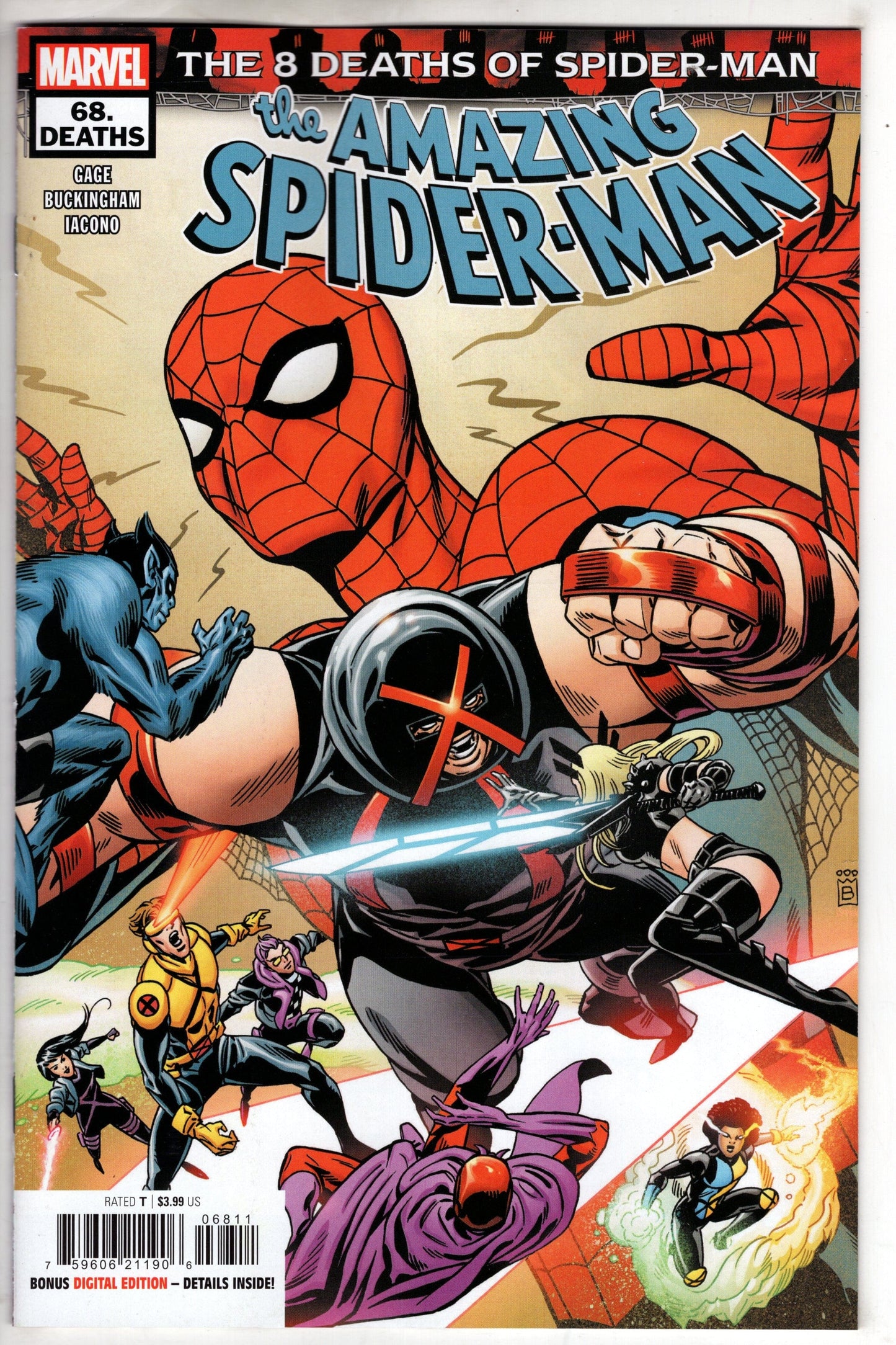 MARVEL PRH COMIC BOOK AMAZING SPIDER-MAN #68.DEATHS