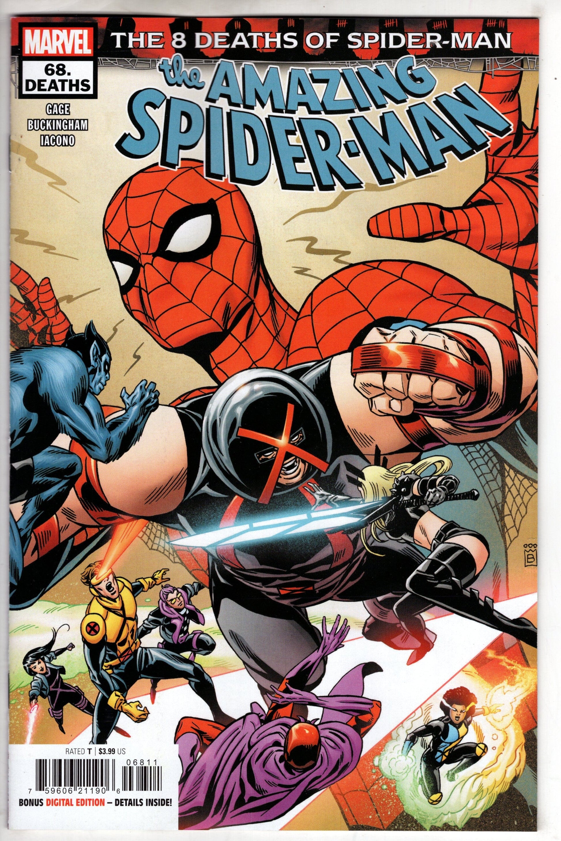 MARVEL PRH COMIC BOOK AMAZING SPIDER-MAN #68.DEATHS