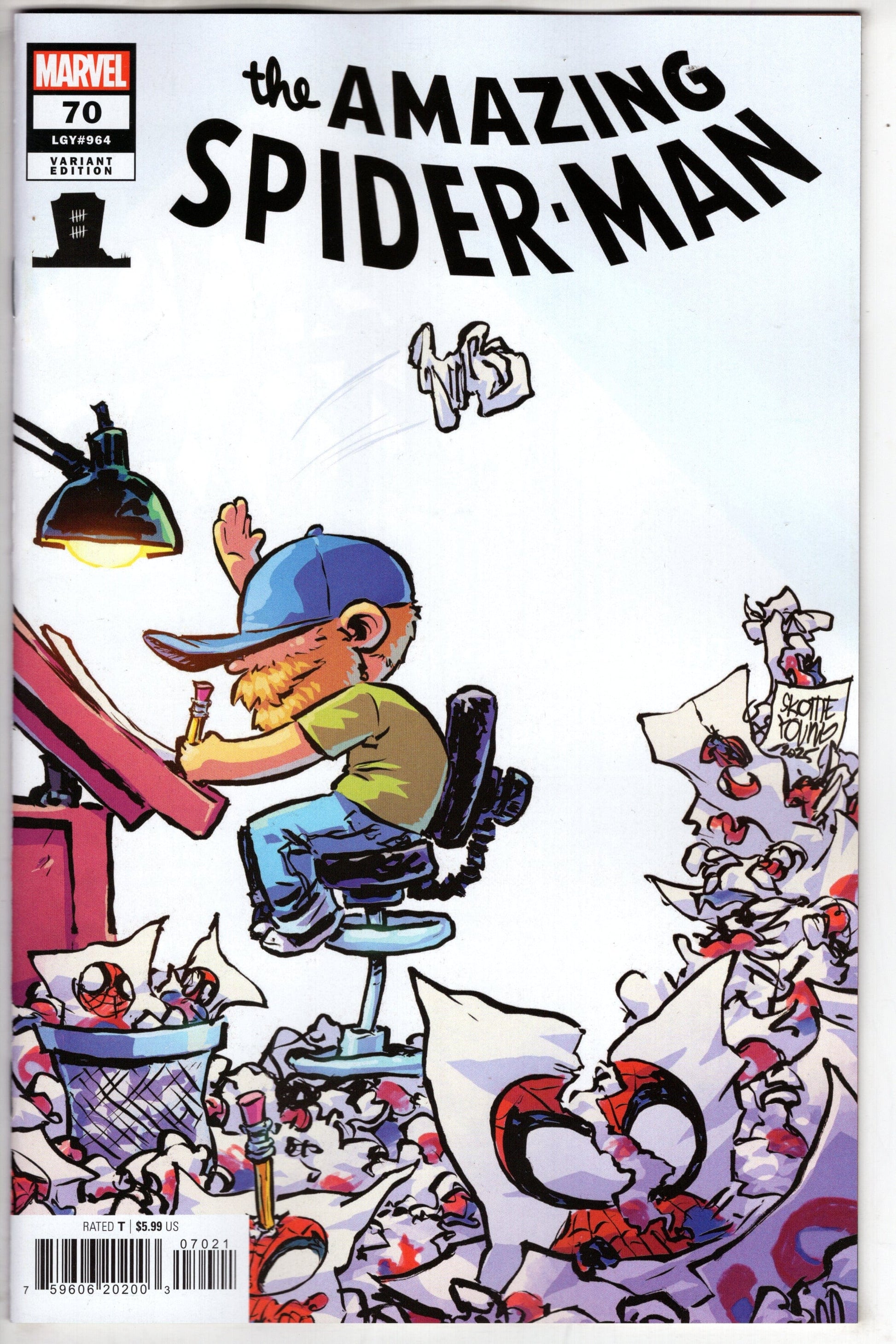 MARVEL PRH COMIC BOOK AMAZING SPIDER-MAN #70 YOUNG 8 DEATHS OF SPIDER-MAN VAR