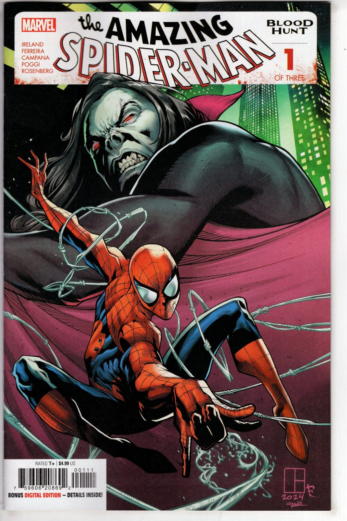 MARVEL PRH COMIC BOOK AMAZING SPIDER-MAN BLOOD HUNT #1