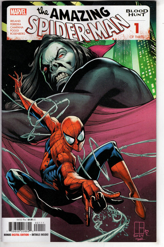 MARVEL PRH COMIC BOOK AMAZING SPIDER-MAN BLOOD HUNT #1