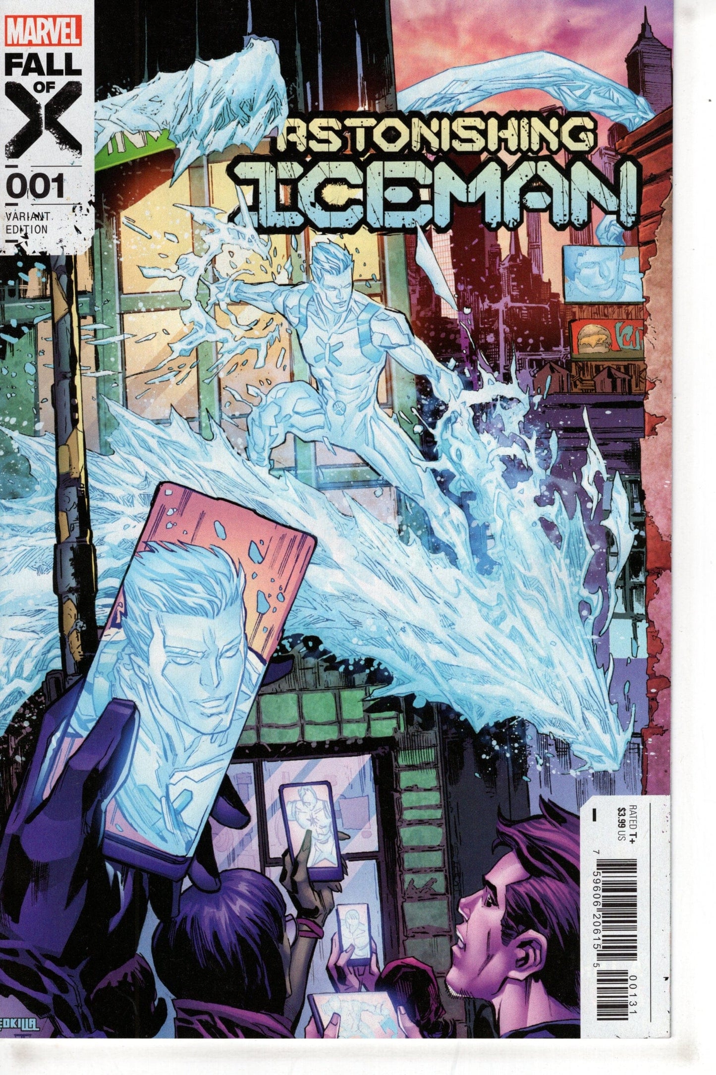 MARVEL PRH COMIC BOOK ASTONISHING ICEMAN #1 KEN LASHLEY VAR