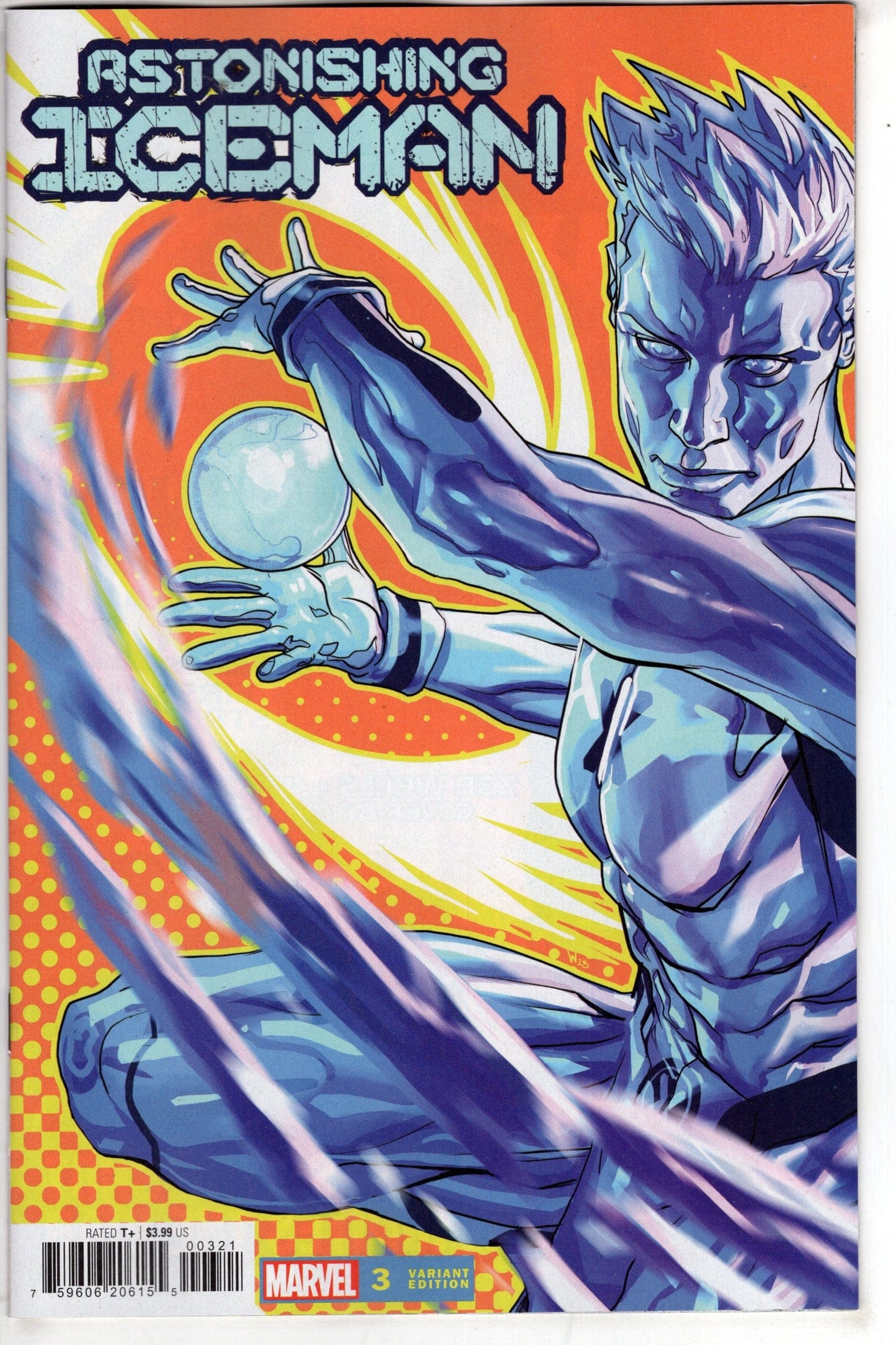 MARVEL PRH COMIC BOOK ASTONISHING ICEMAN #3 PETE WOODS VAR