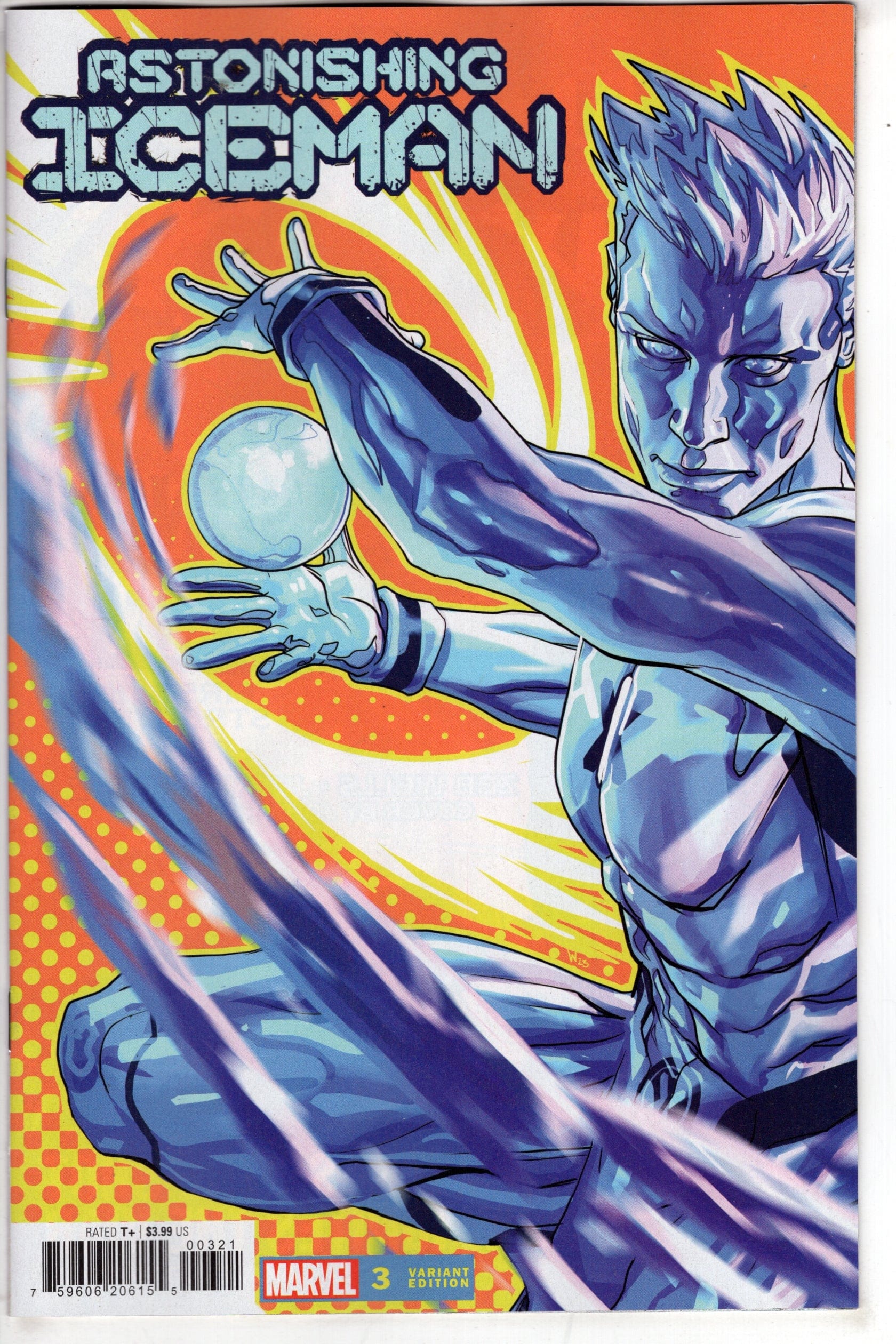 MARVEL PRH COMIC BOOK ASTONISHING ICEMAN #3 PETE WOODS VAR