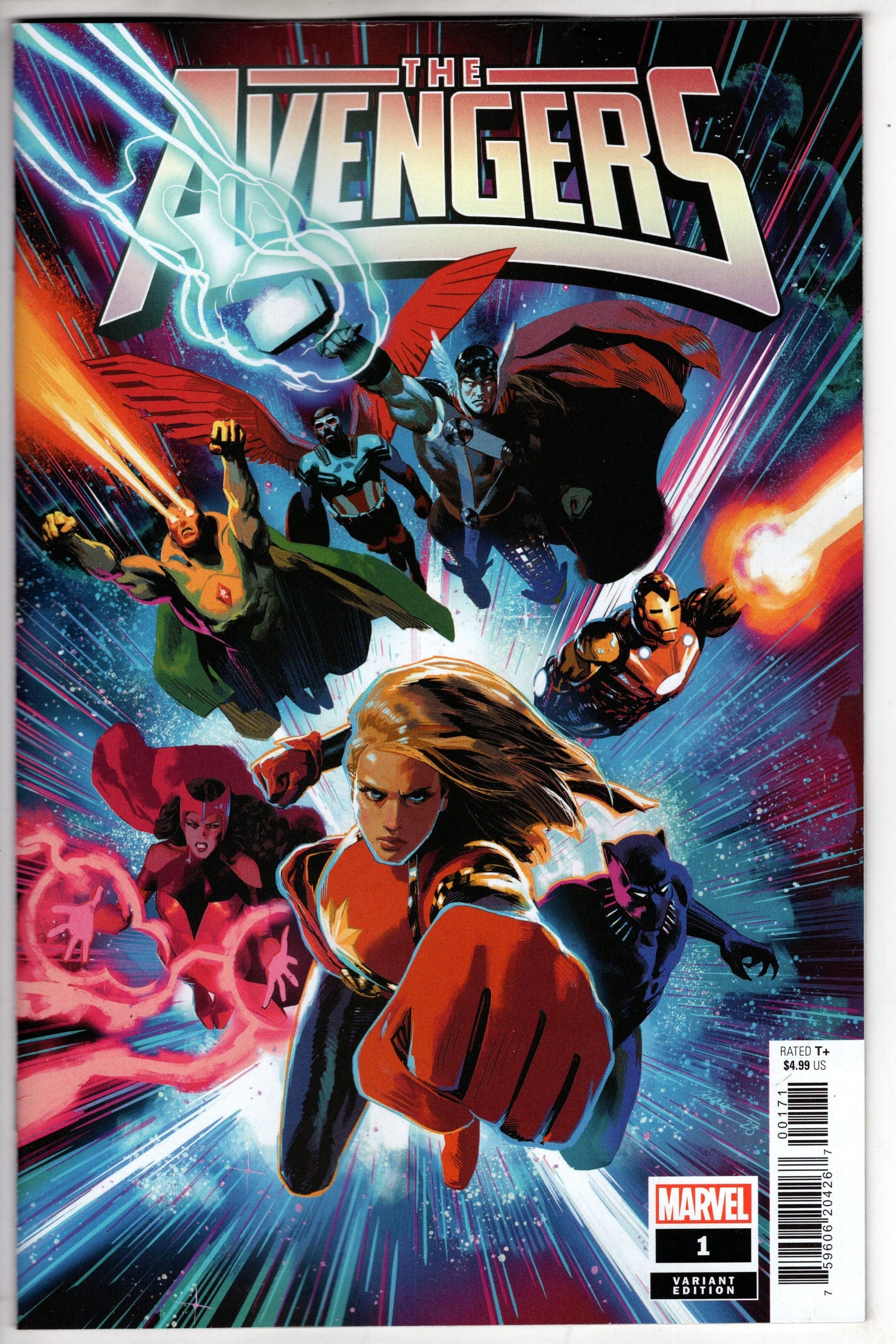 MARVEL PRH COMIC BOOK AVENGERS #1 ACUNA VAR