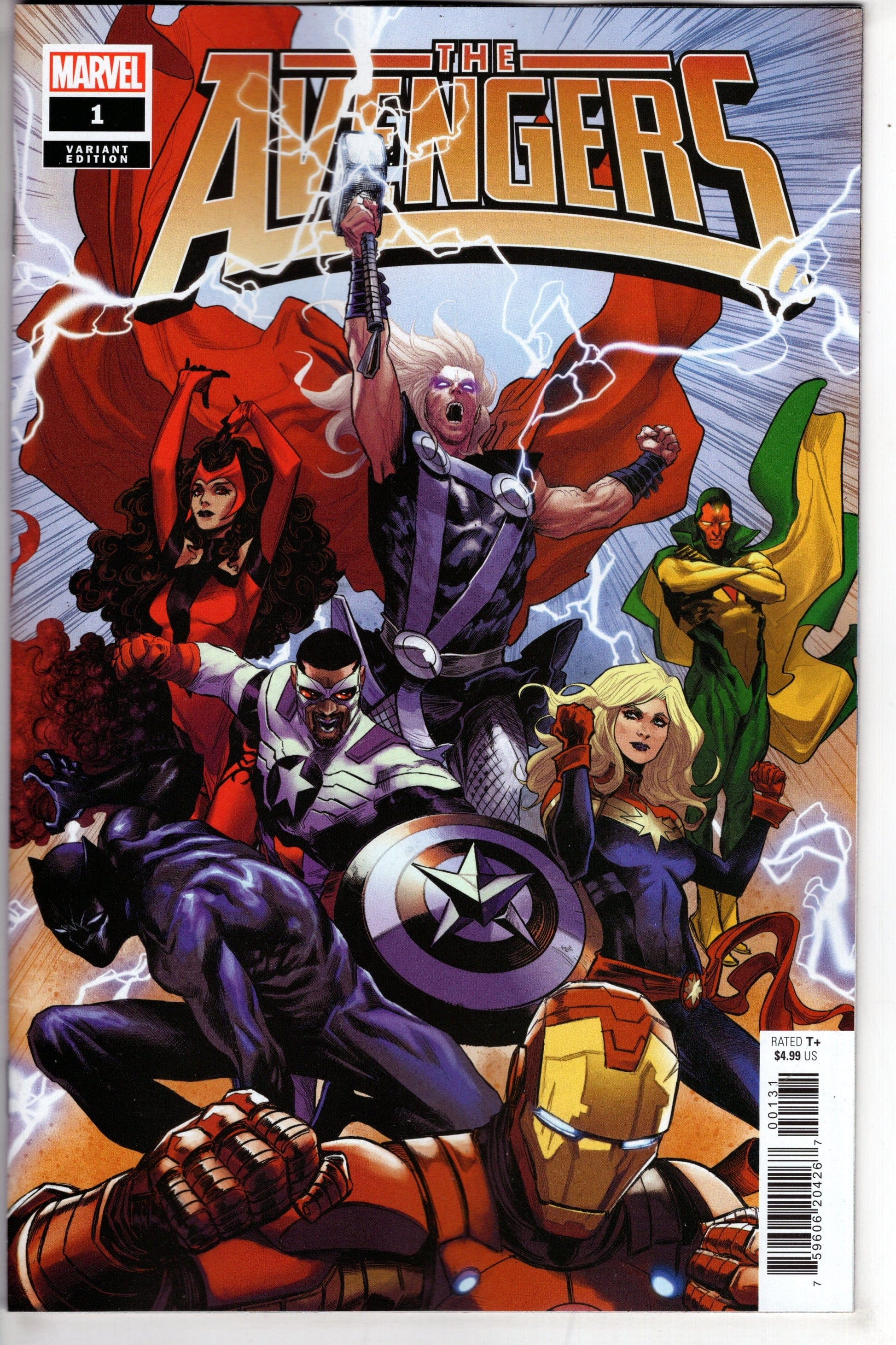 MARVEL PRH COMIC BOOK AVENGERS #1  CHECCHETTO VARIANT