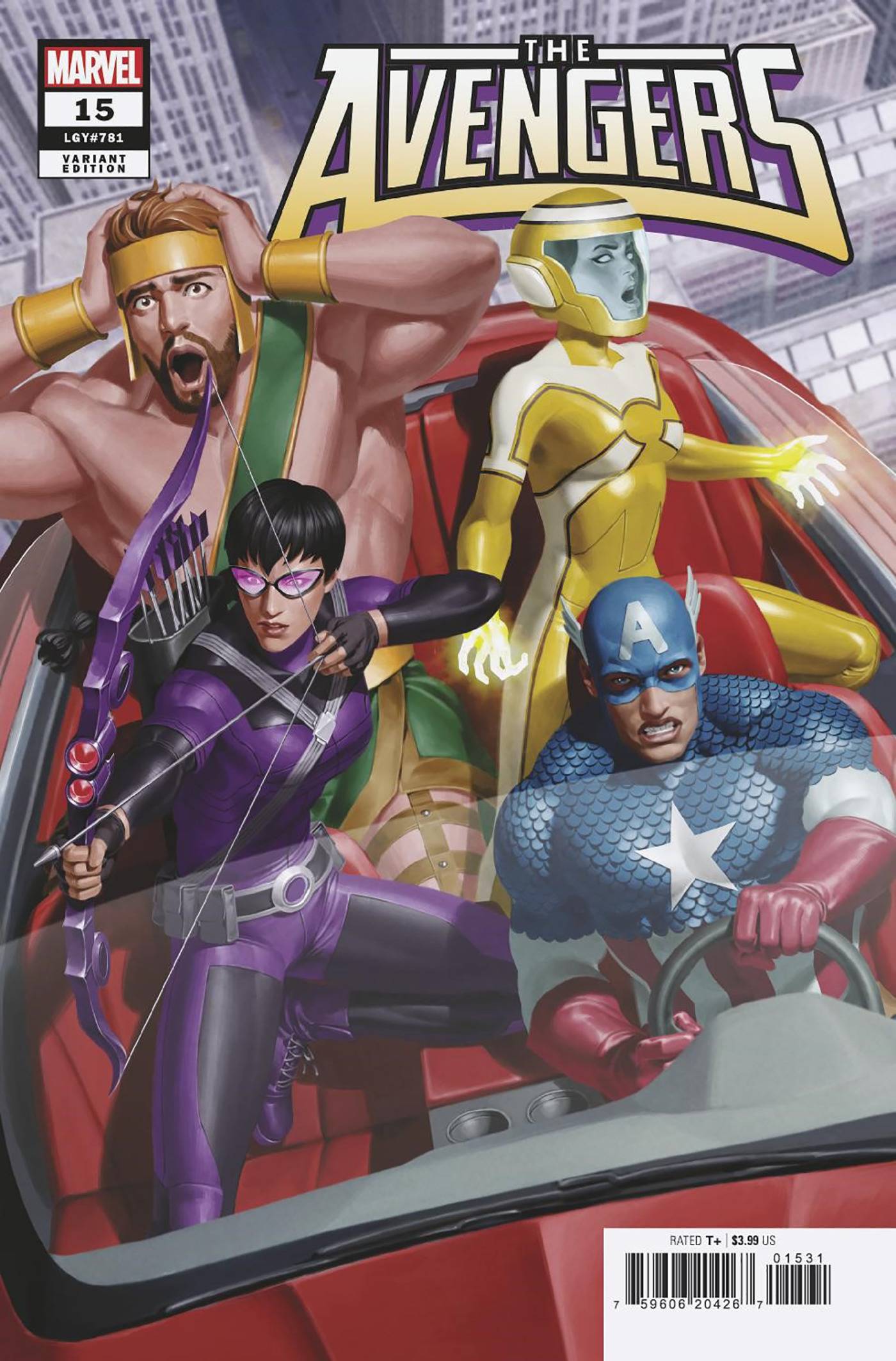 MARVEL PRH COMIC BOOK AVENGERS #15 JUNGGEUN YOON VAR