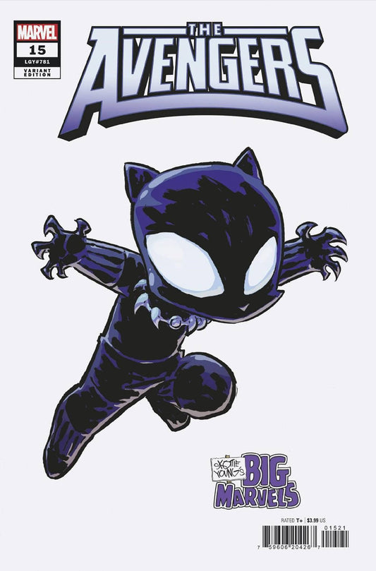 MARVEL PRH COMIC BOOK AVENGERS #15 SKOTTIE YOUNG BIG MARVEL VAR