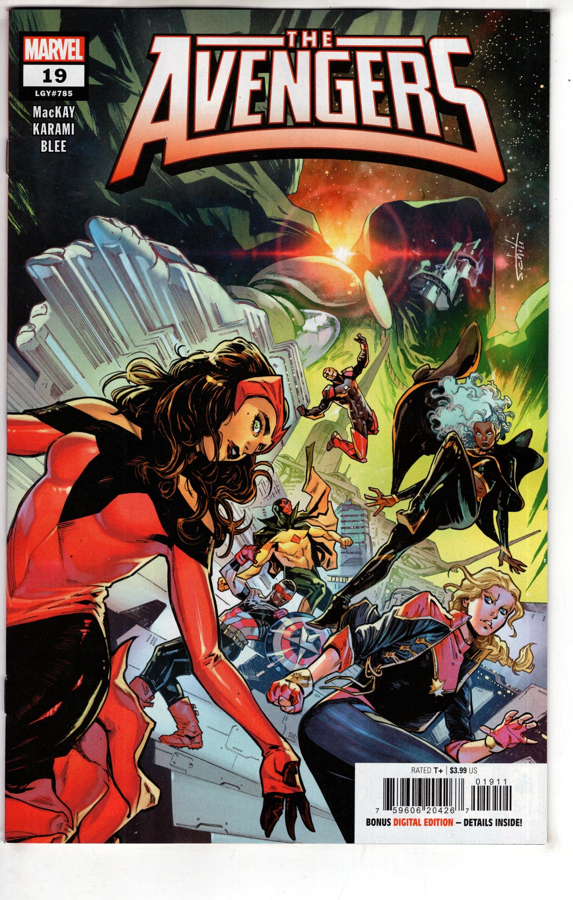 MARVEL PRH COMIC BOOK AVENGERS #19