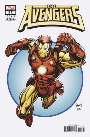 MARVEL PRH COMIC BOOK AVENGERS #22 TODD NAUCK ICONIC VARIANT (VF)