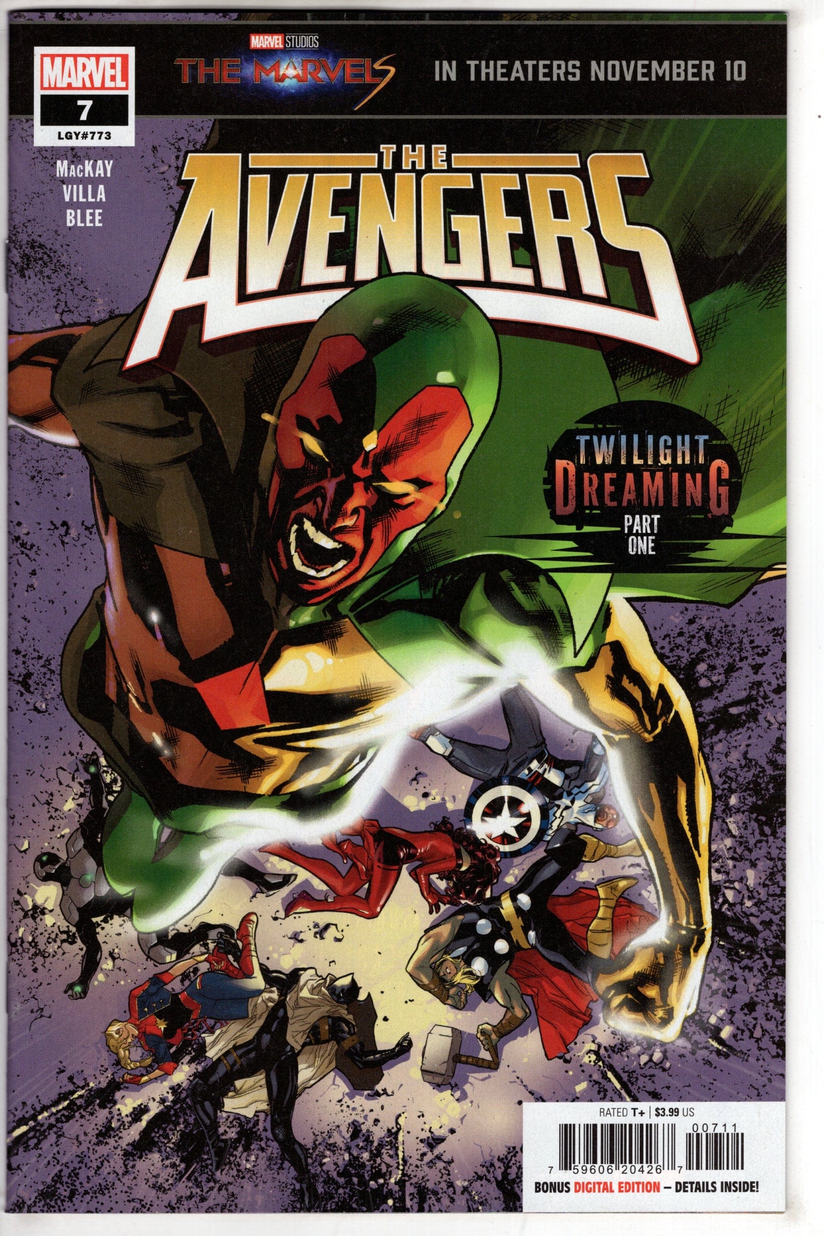 MARVEL PRH COMIC BOOK AVENGERS #7